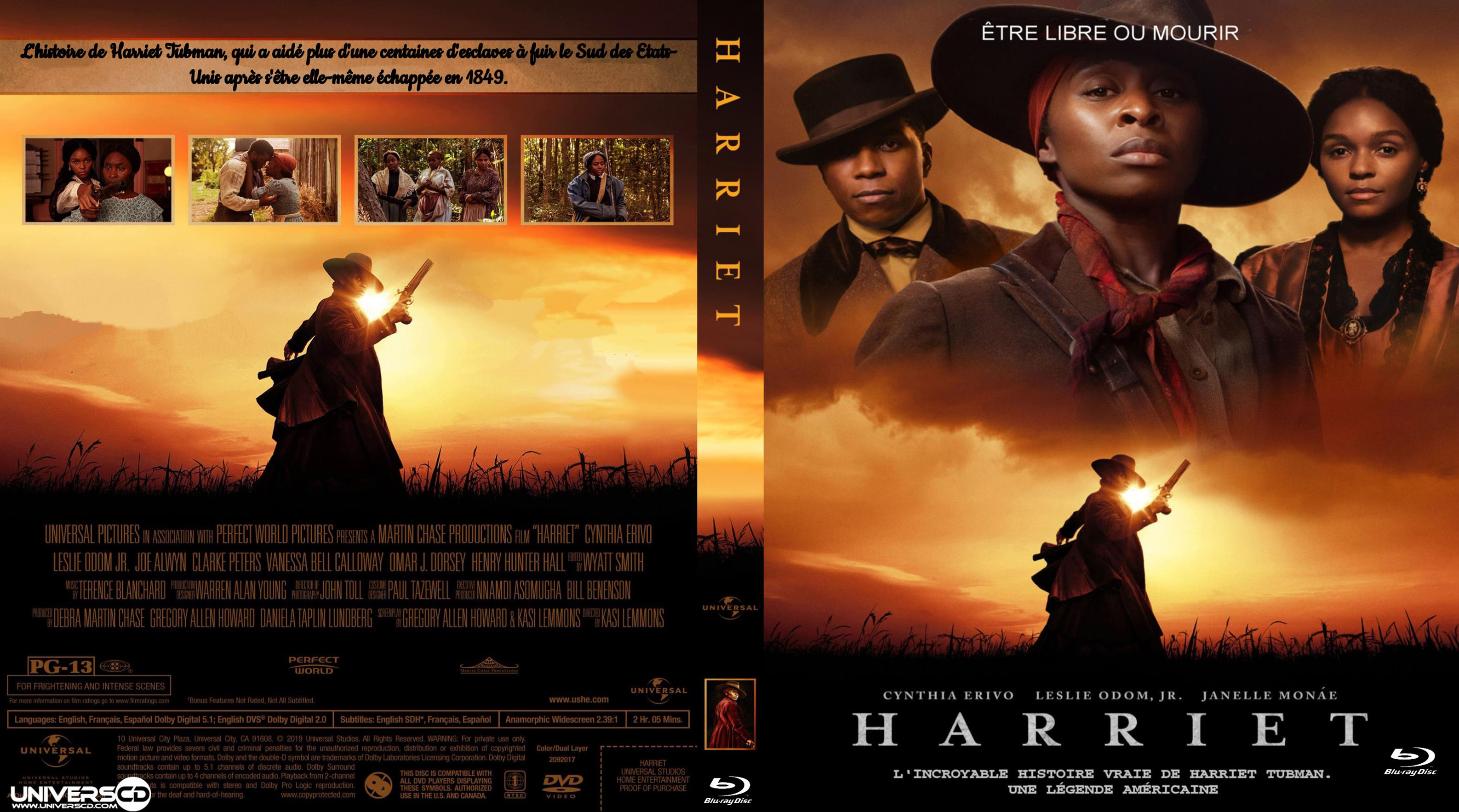 Jaquette DVD Harriet custom (BLU-RAY)