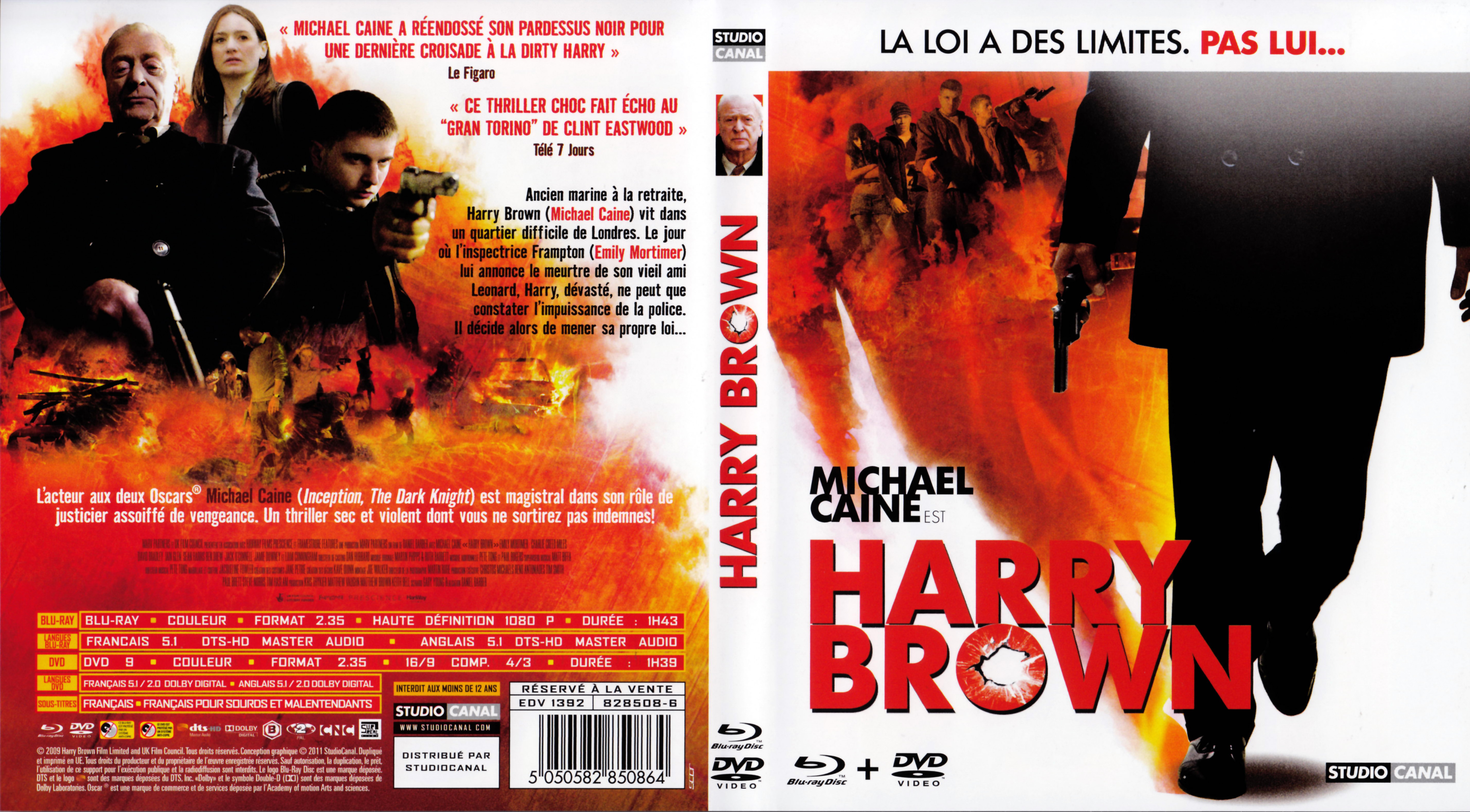 Jaquette DVD Harry Brown (BLU-RAY)