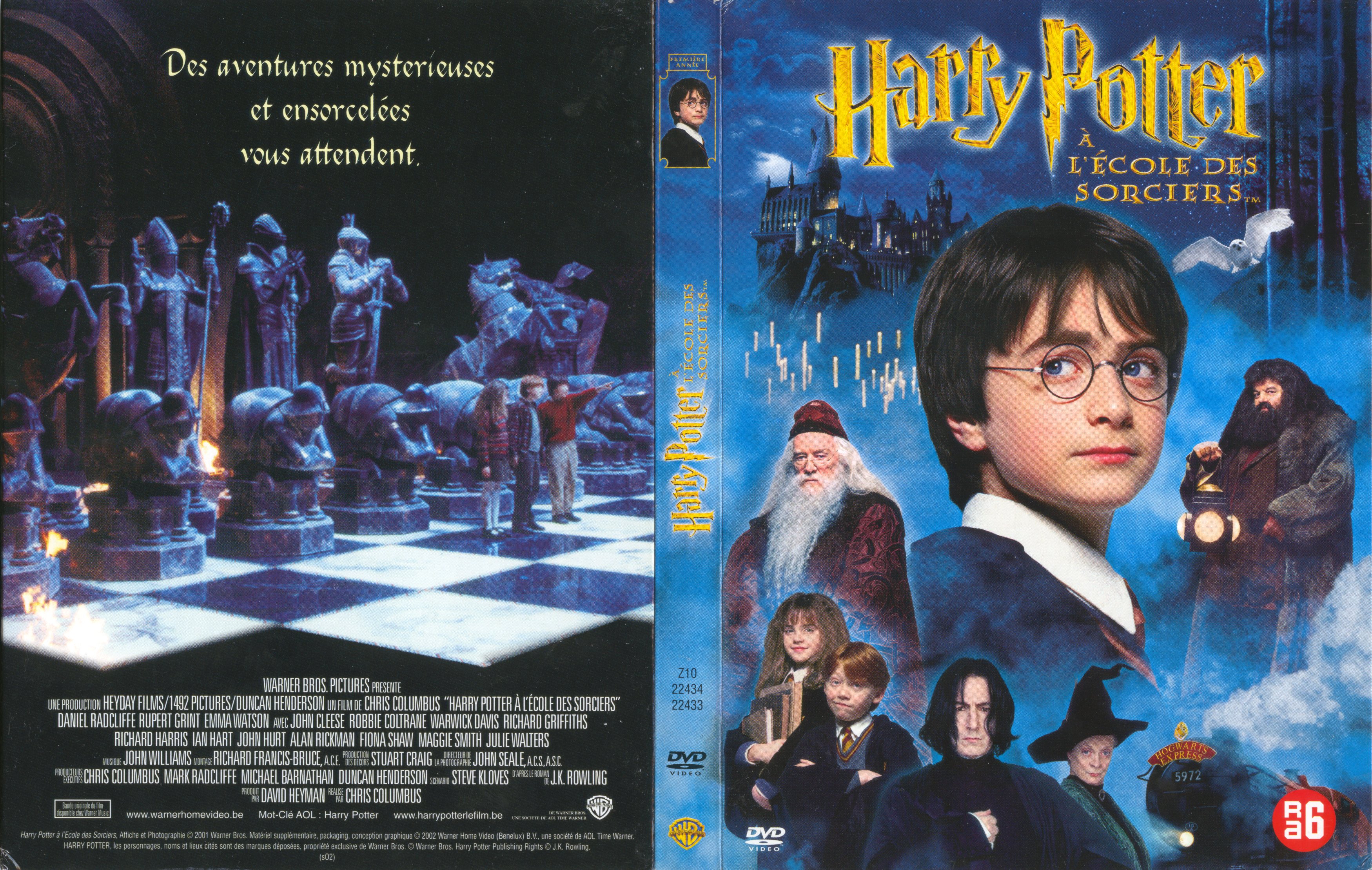 Jaquette DVD Harry Potter  l