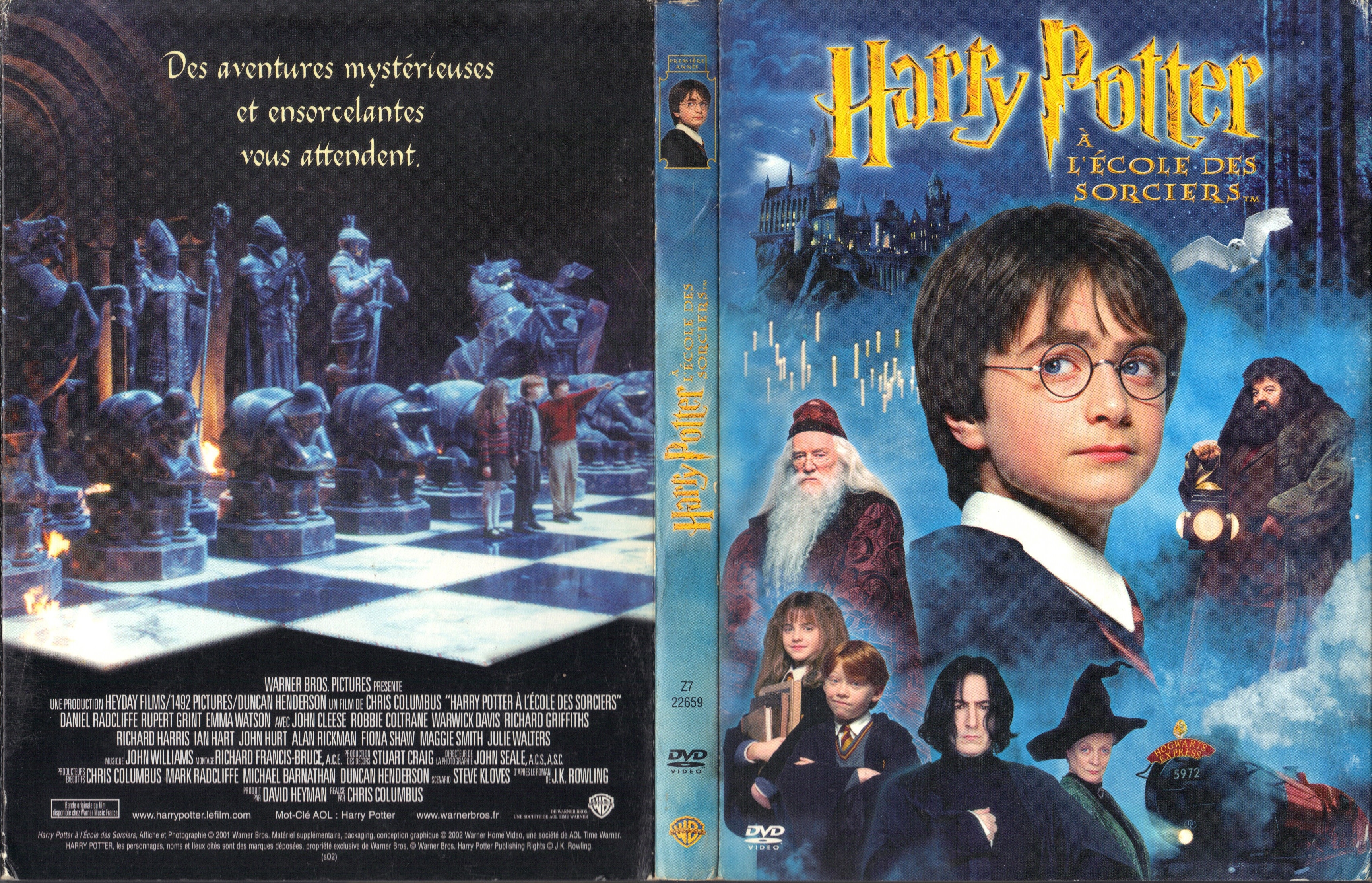 Jaquette DVD Harry Potter  l