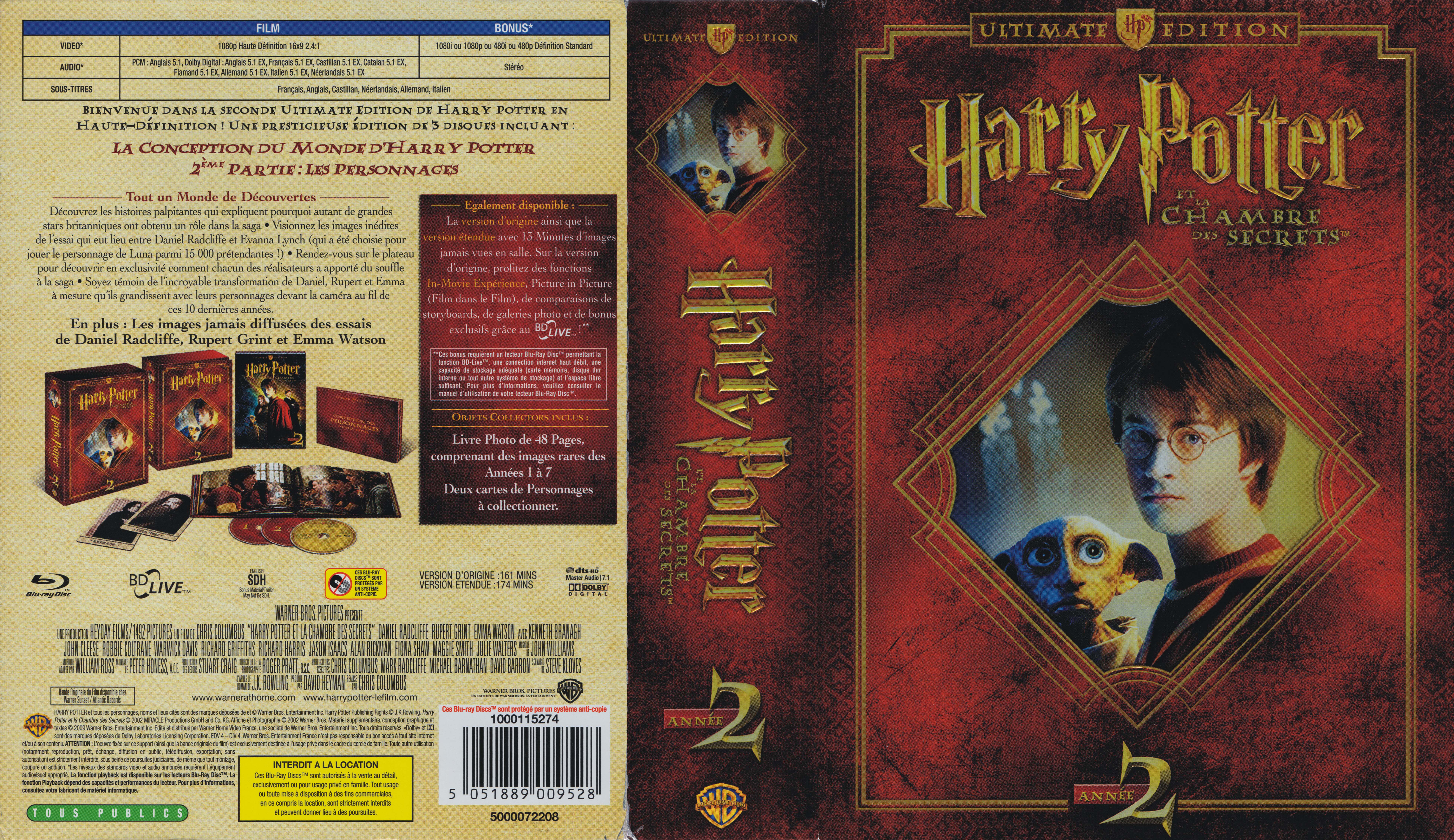 Harry Potter - Le Coffret Ultime 18 Blu-Ray + 13 DVD - Edition