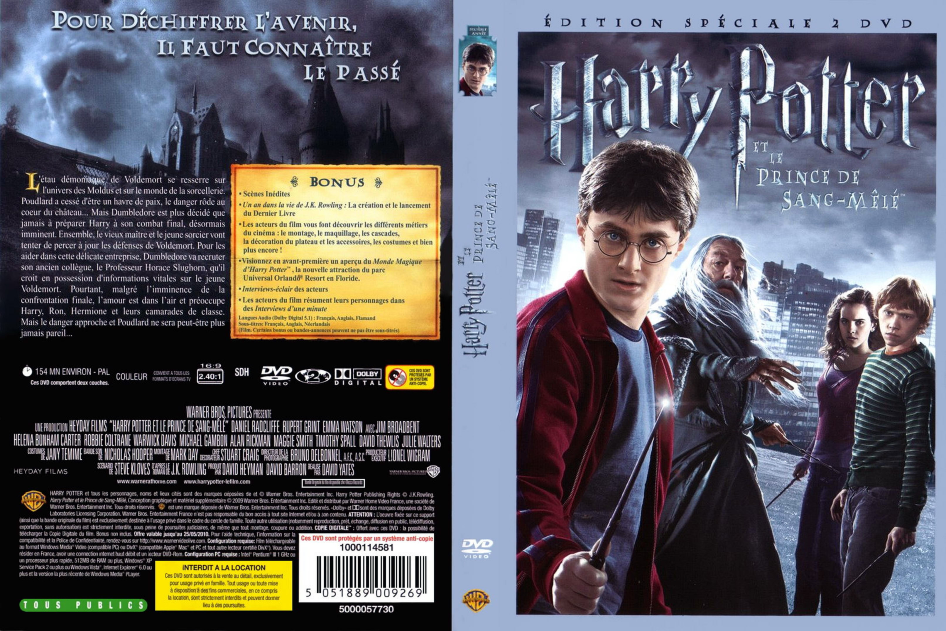 Jaquette DVD Harry Potter et le Prince de Sang-Ml