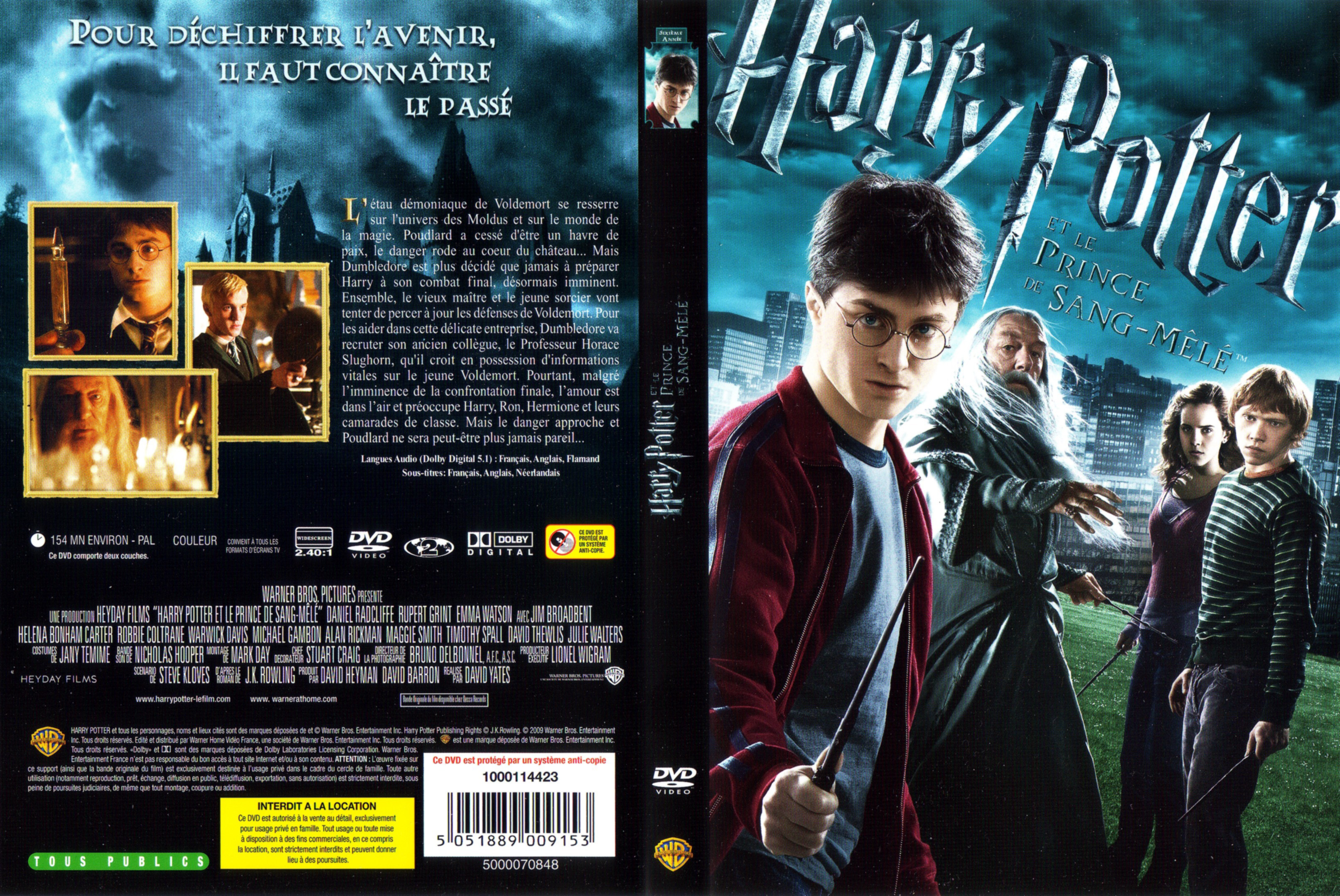 Jaquette DVD Harry Potter et le Prince de Sang-Ml v2