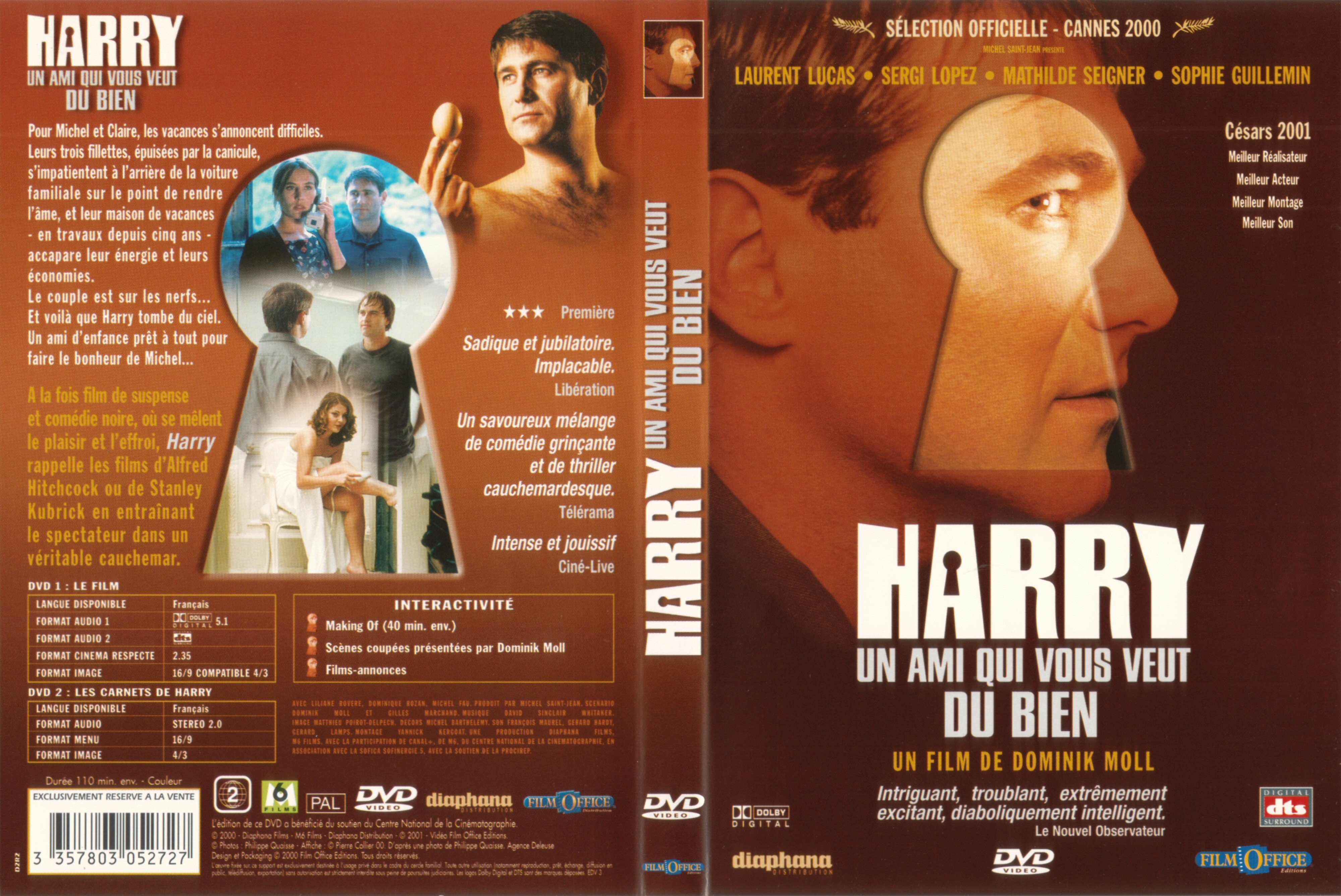 Jaquette DVD Harry un ami qui vous veut du bien v2