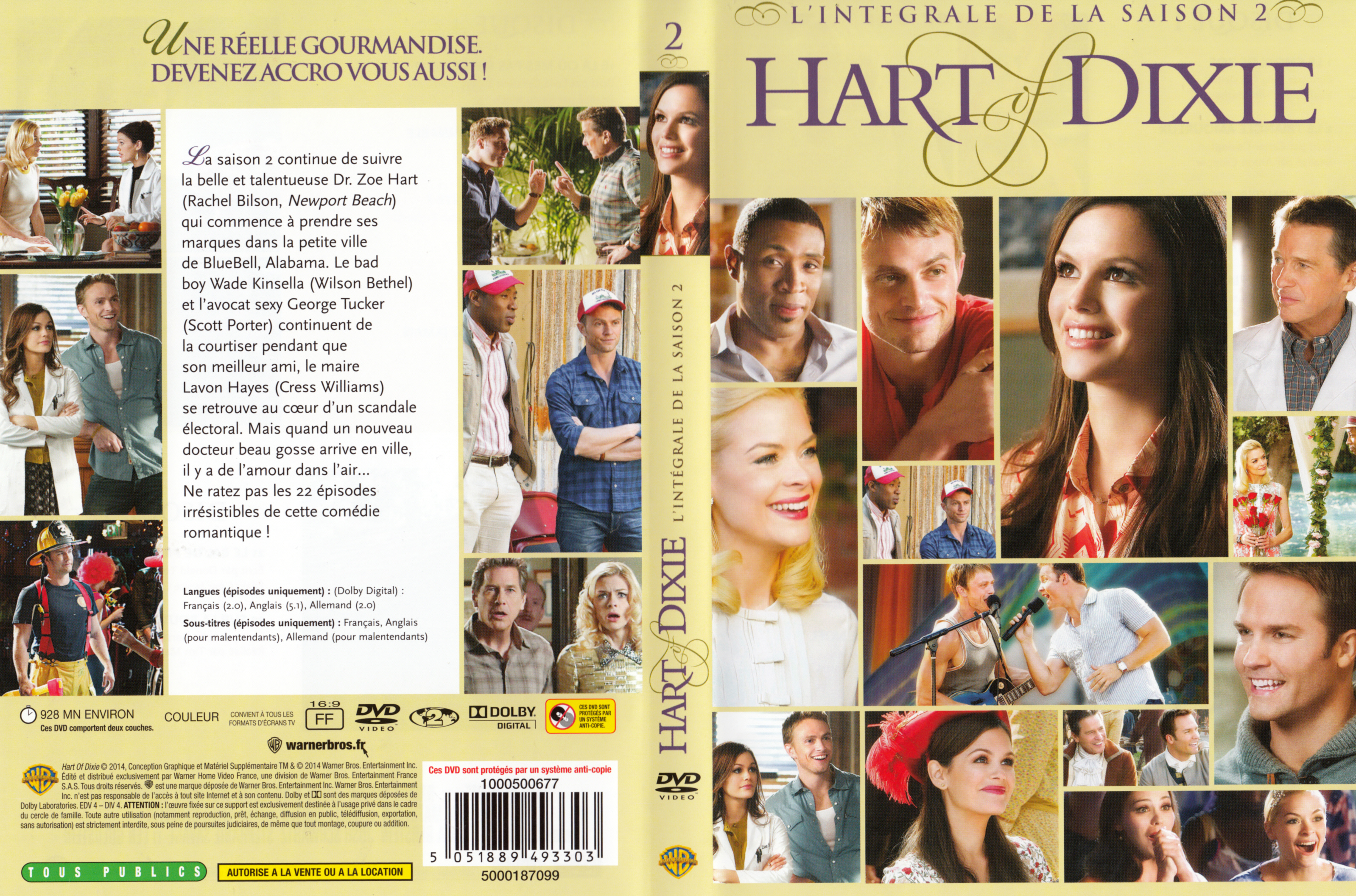 Jaquette DVD Hart of dixie Saison 2