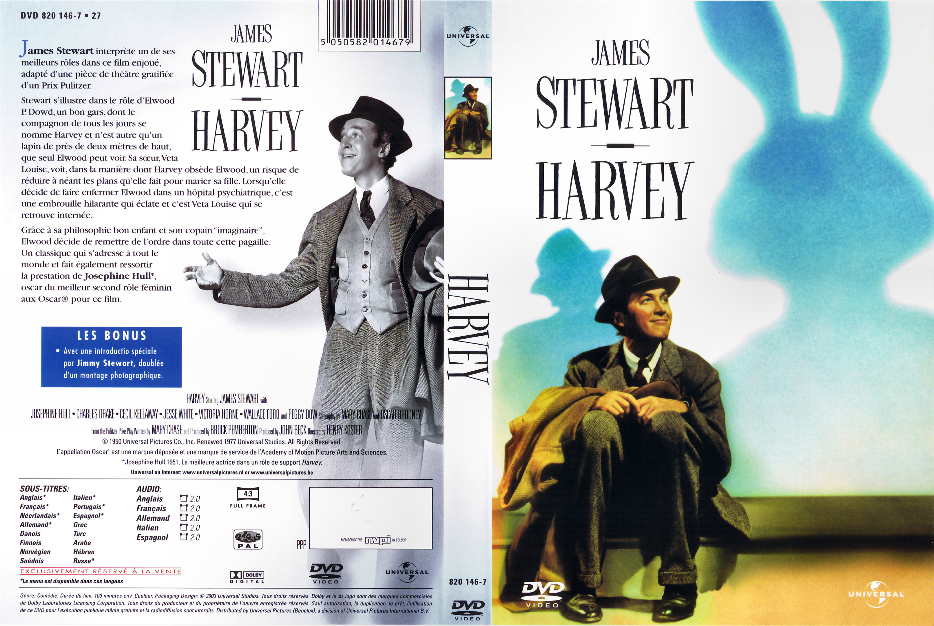 Jaquette DVD Harvey