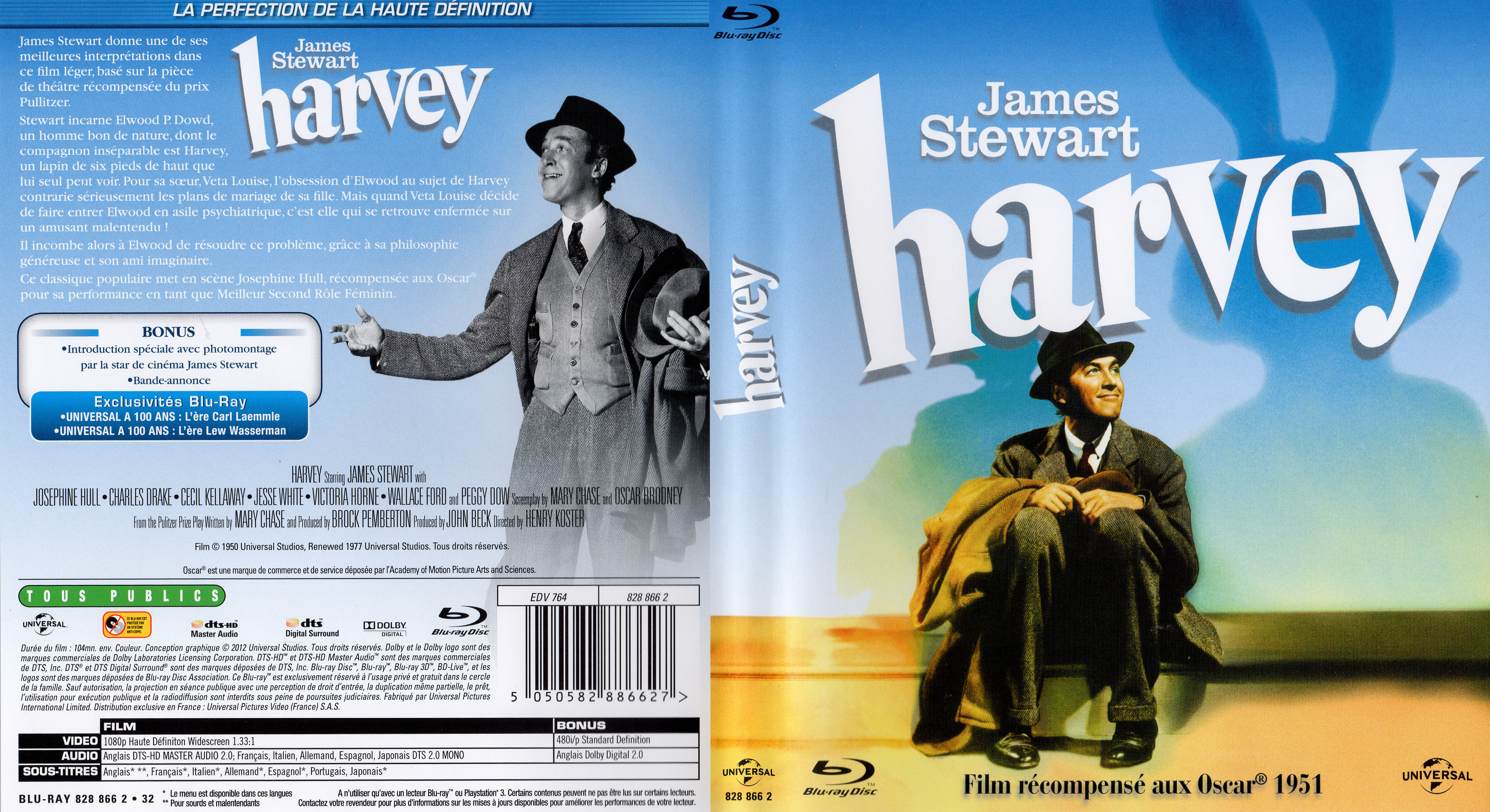 Jaquette DVD Harvey (BLU-RAY)