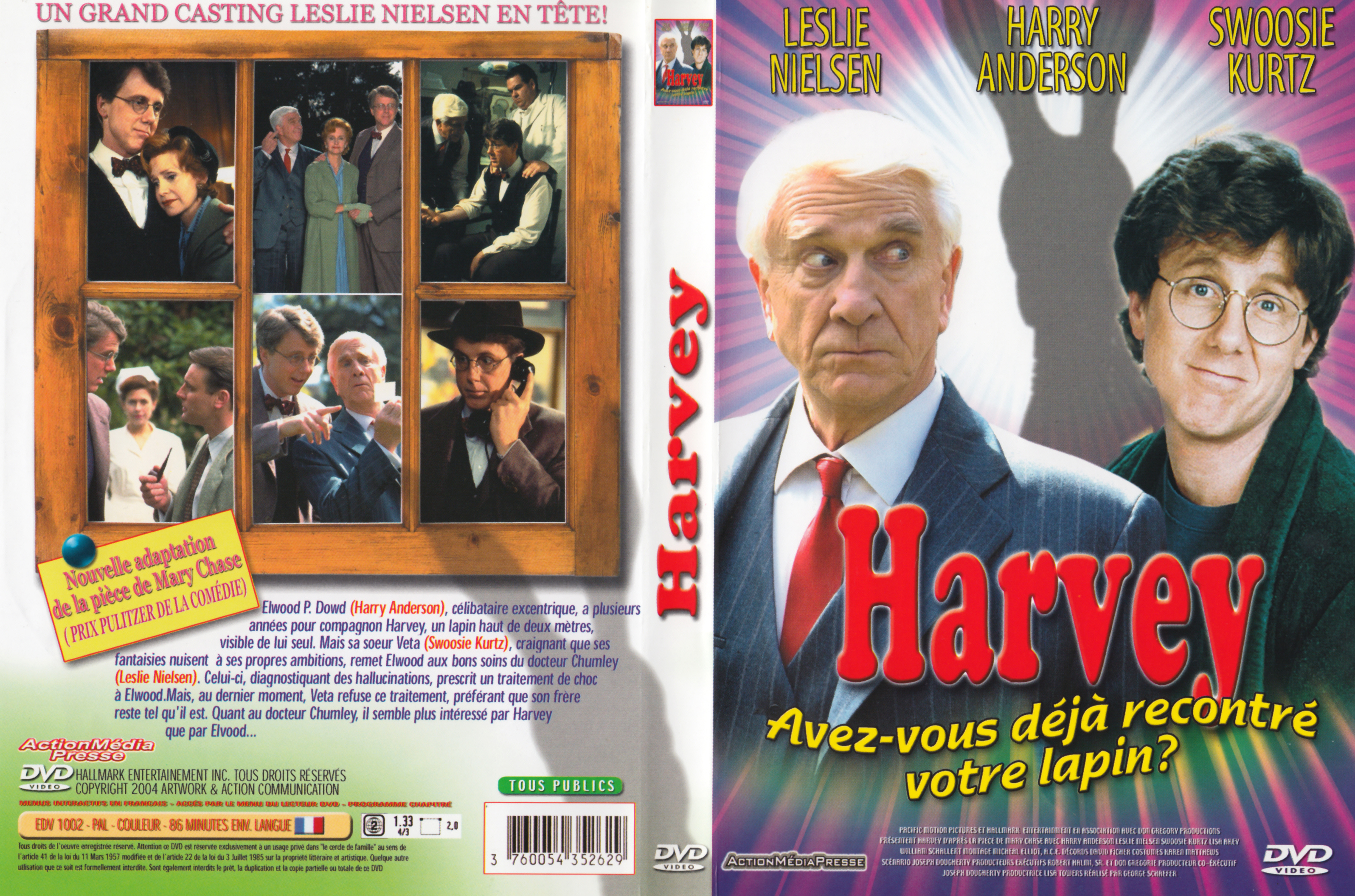 Jaquette DVD Harvey - Avez-vous dj rencontr votre lapin