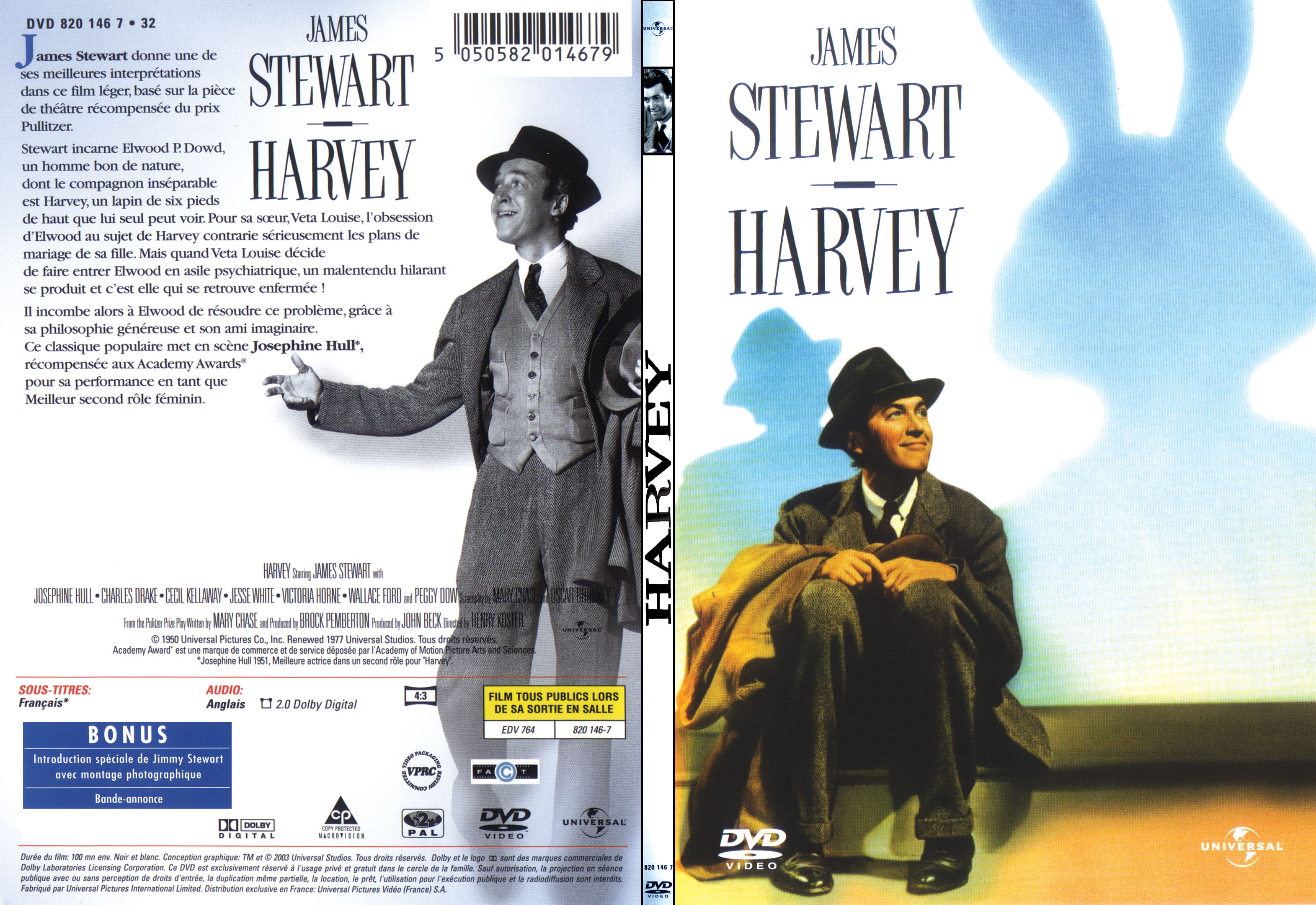 Jaquette DVD Harvey - SLIM