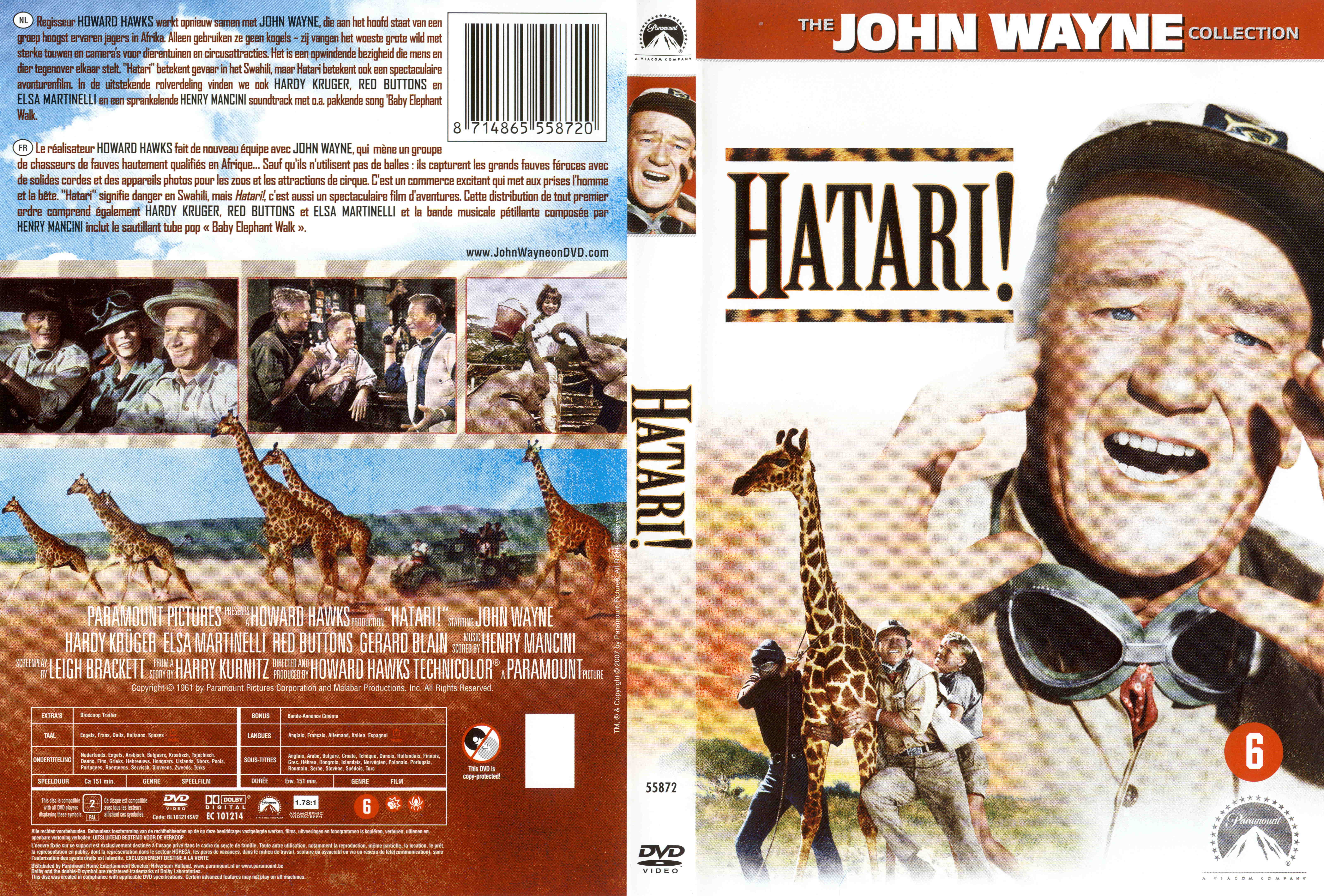 Jaquette DVD Hatari v2