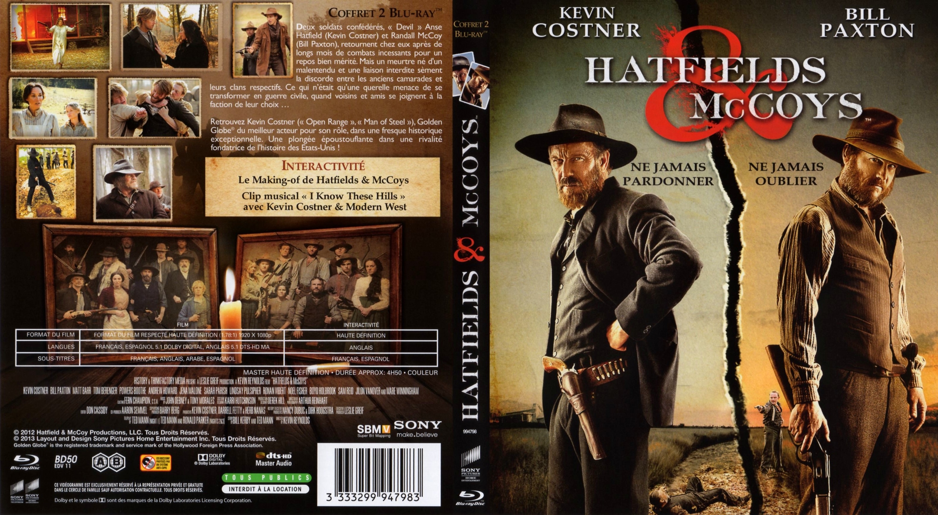 Jaquette DVD Hatfields & McCoys (BLU-RAY)