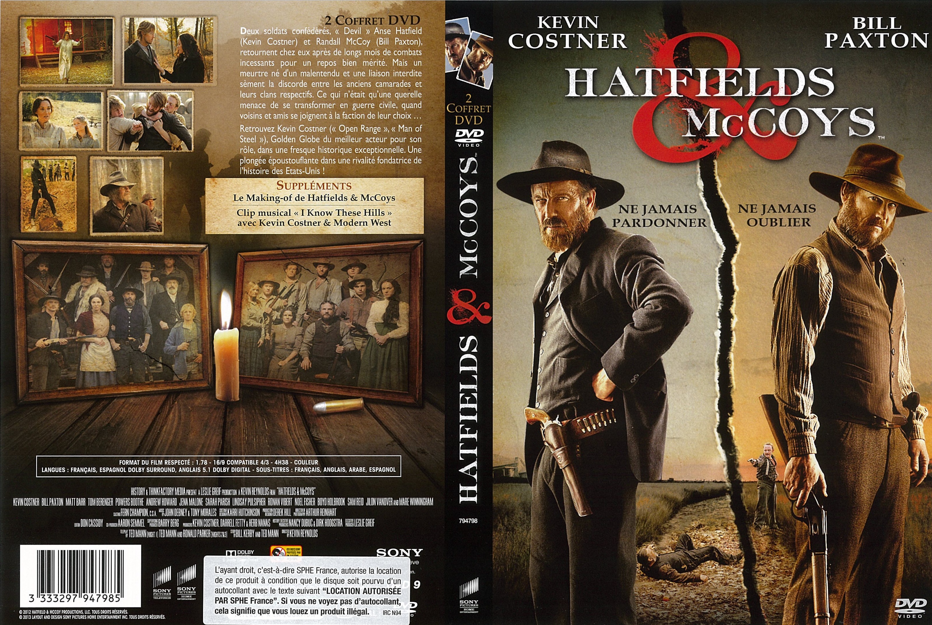 Jaquette DVD Hatfields & McCoys v2