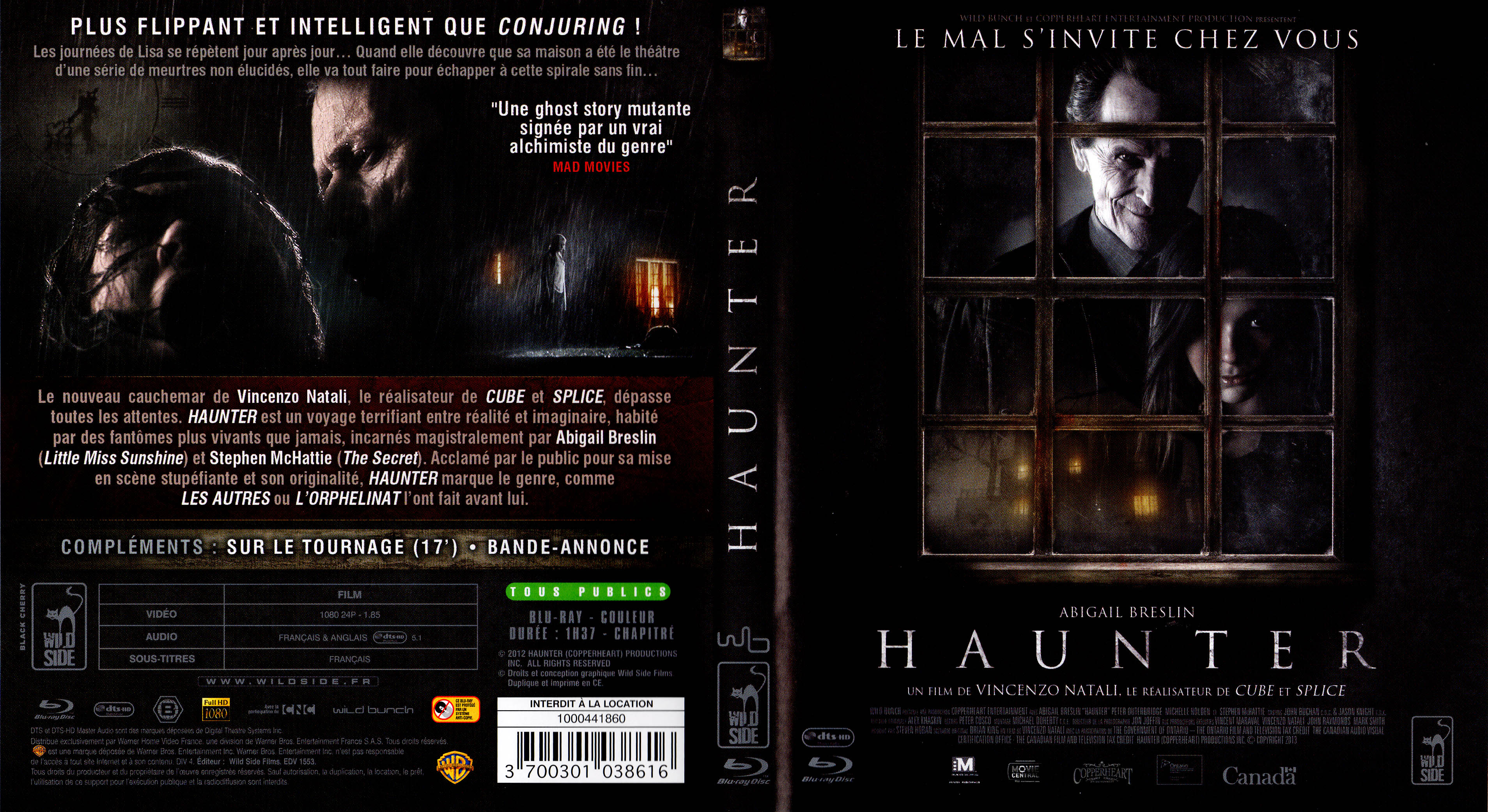 Jaquette DVD Haunter (BLU-RAY)