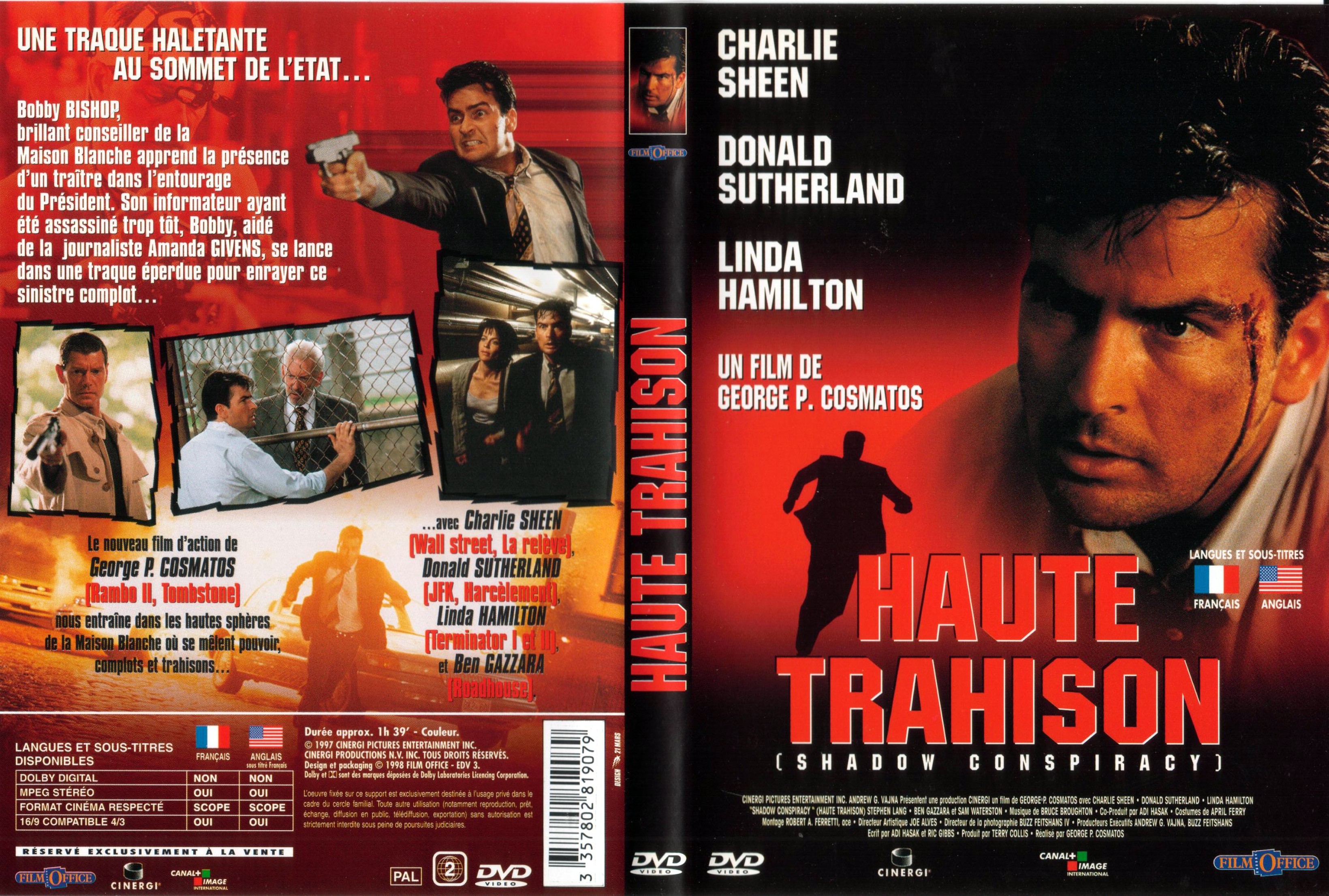 Jaquette DVD Haute trahison