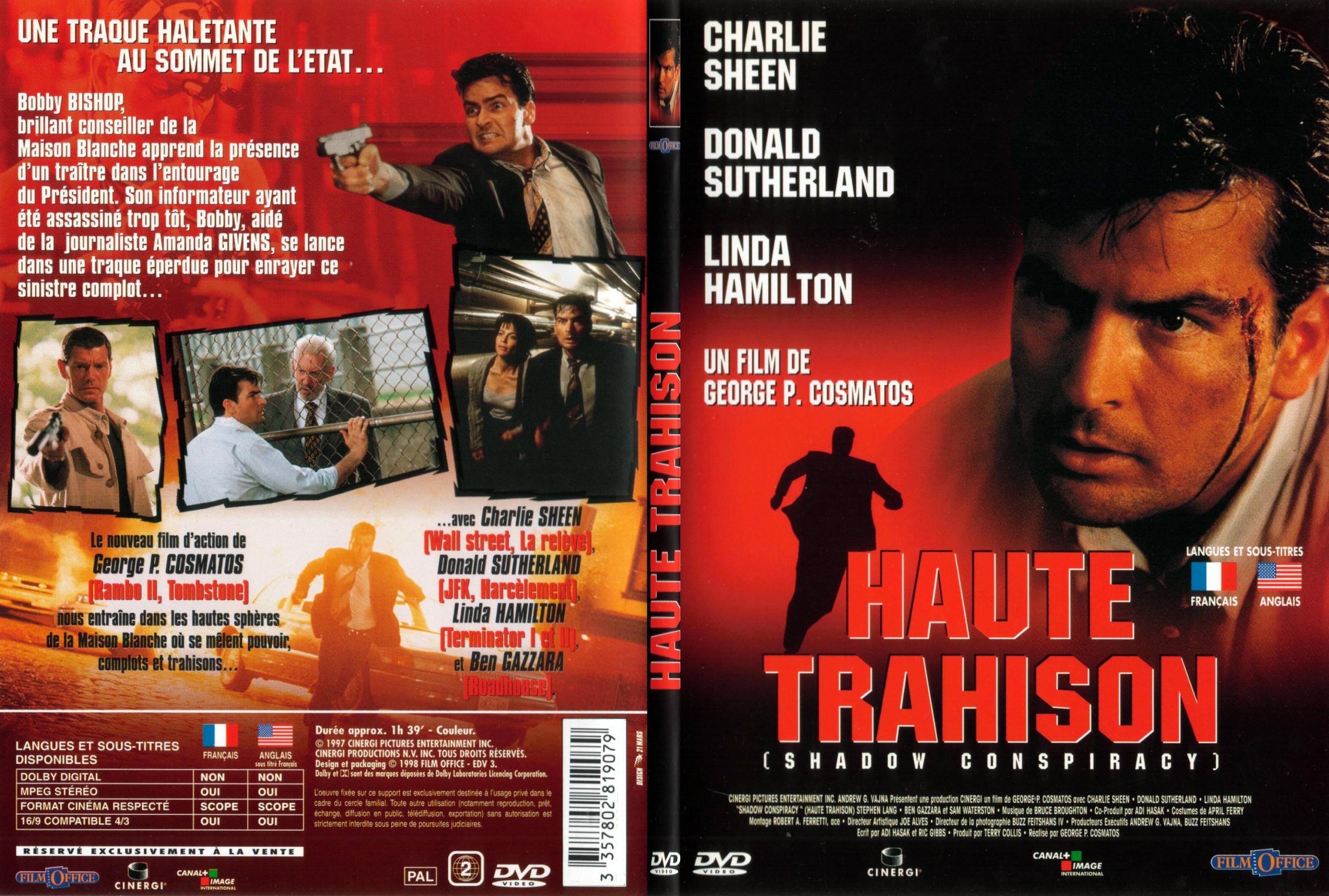 Jaquette DVD Haute trahison - SLIM