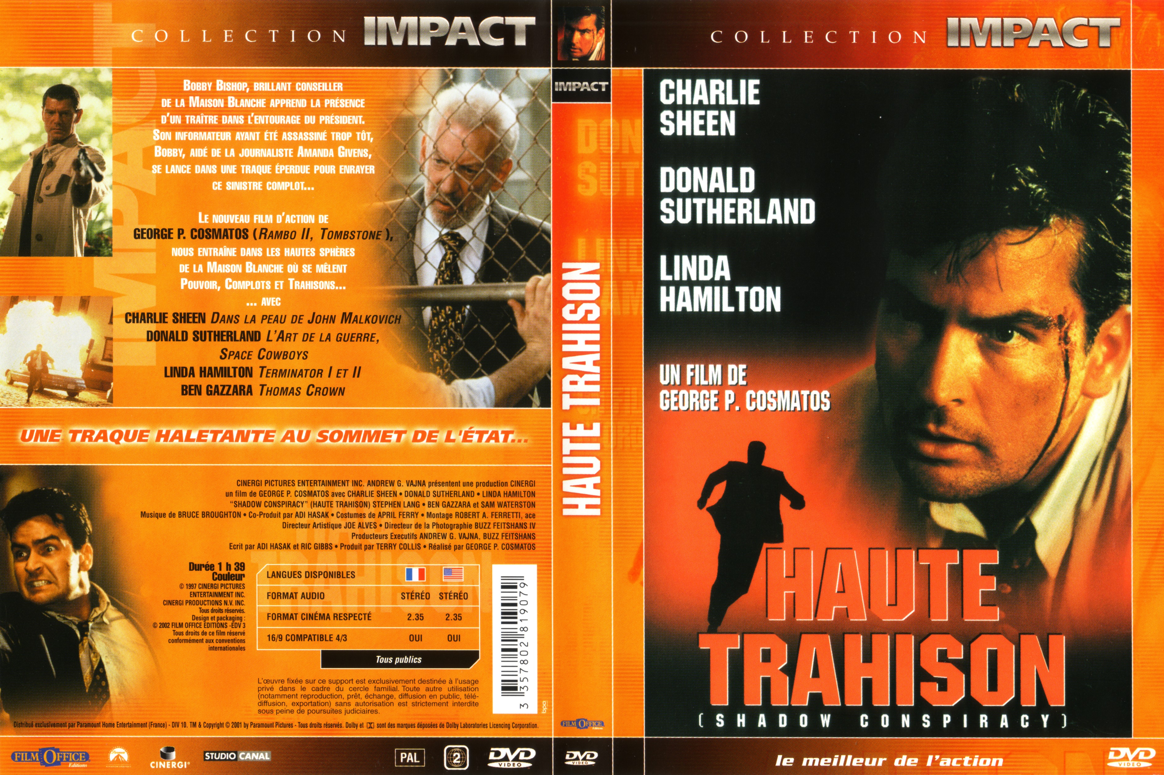 Jaquette DVD Haute trahison v2