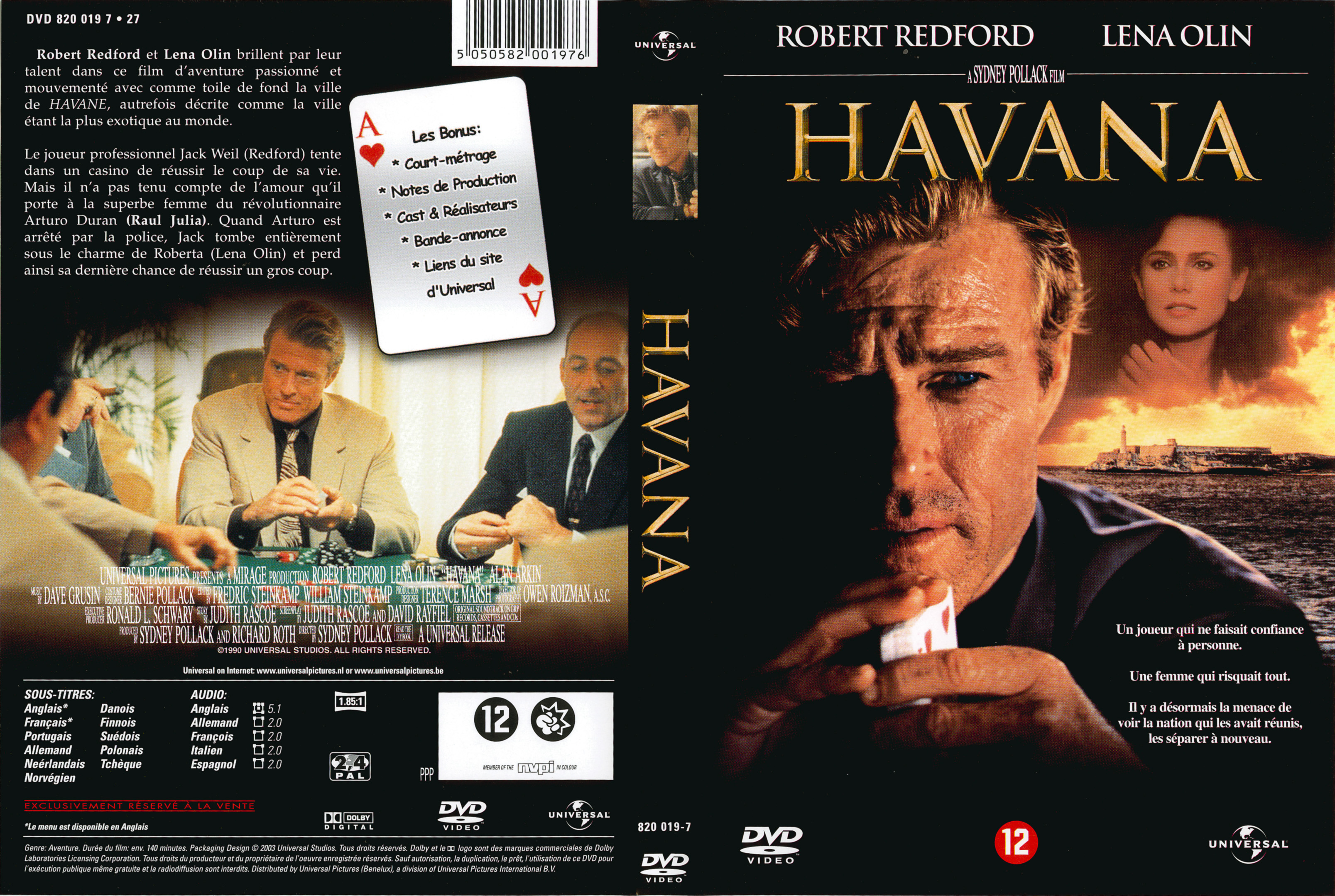 Jaquette DVD Havana