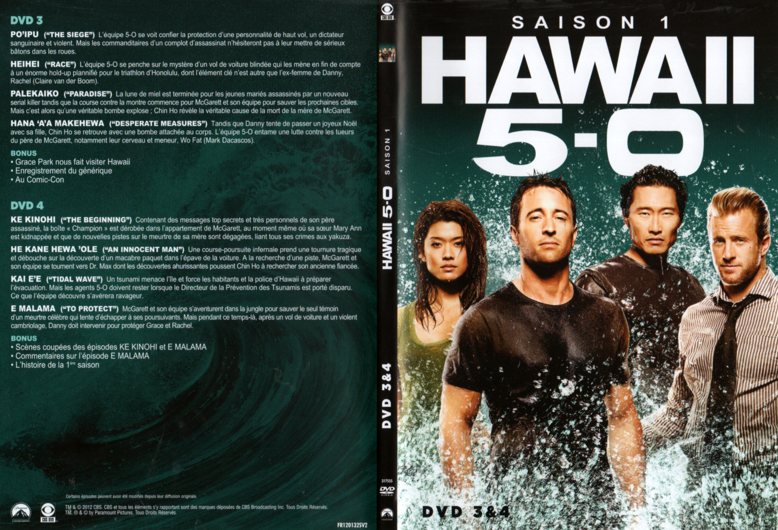 Jaquette DVD Hawaii Five-O Saison 1 DISC 2