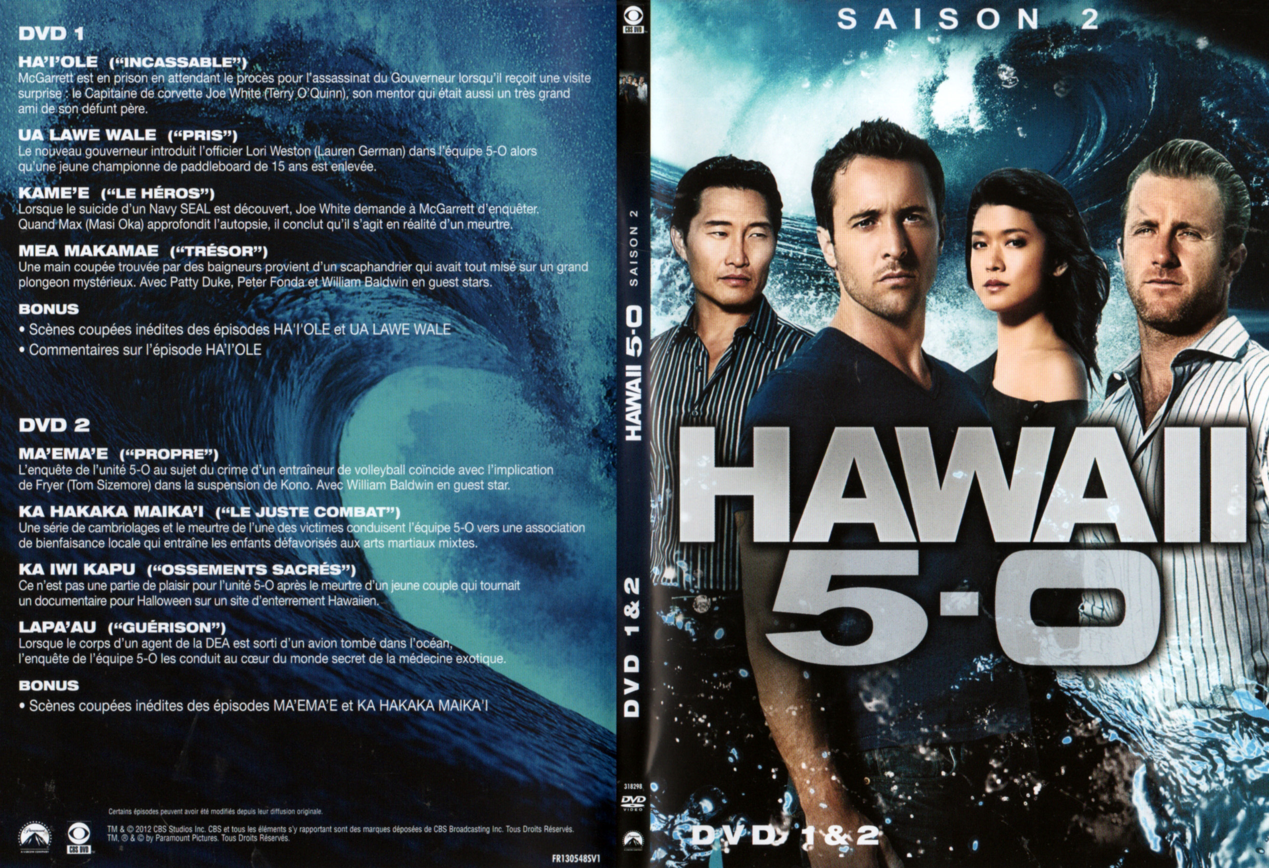 Jaquette DVD Hawaii Five-O Saison 2 DISC 1