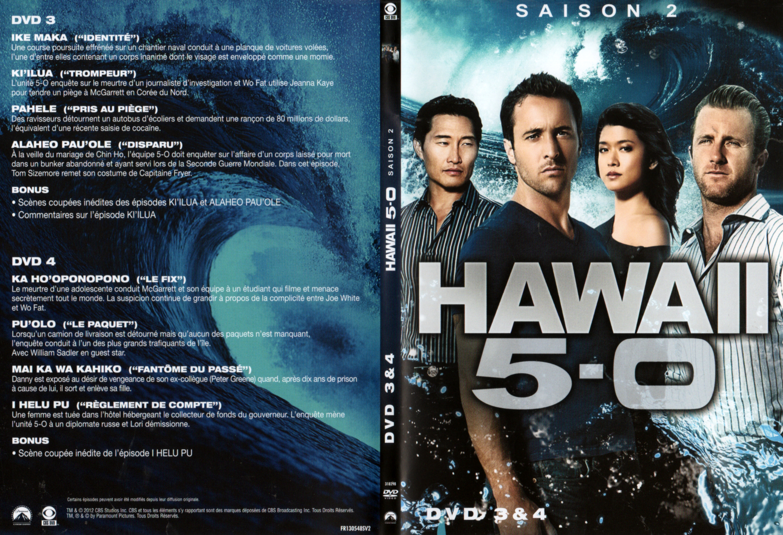 Jaquette DVD Hawaii Five-O Saison 2 DISC 2