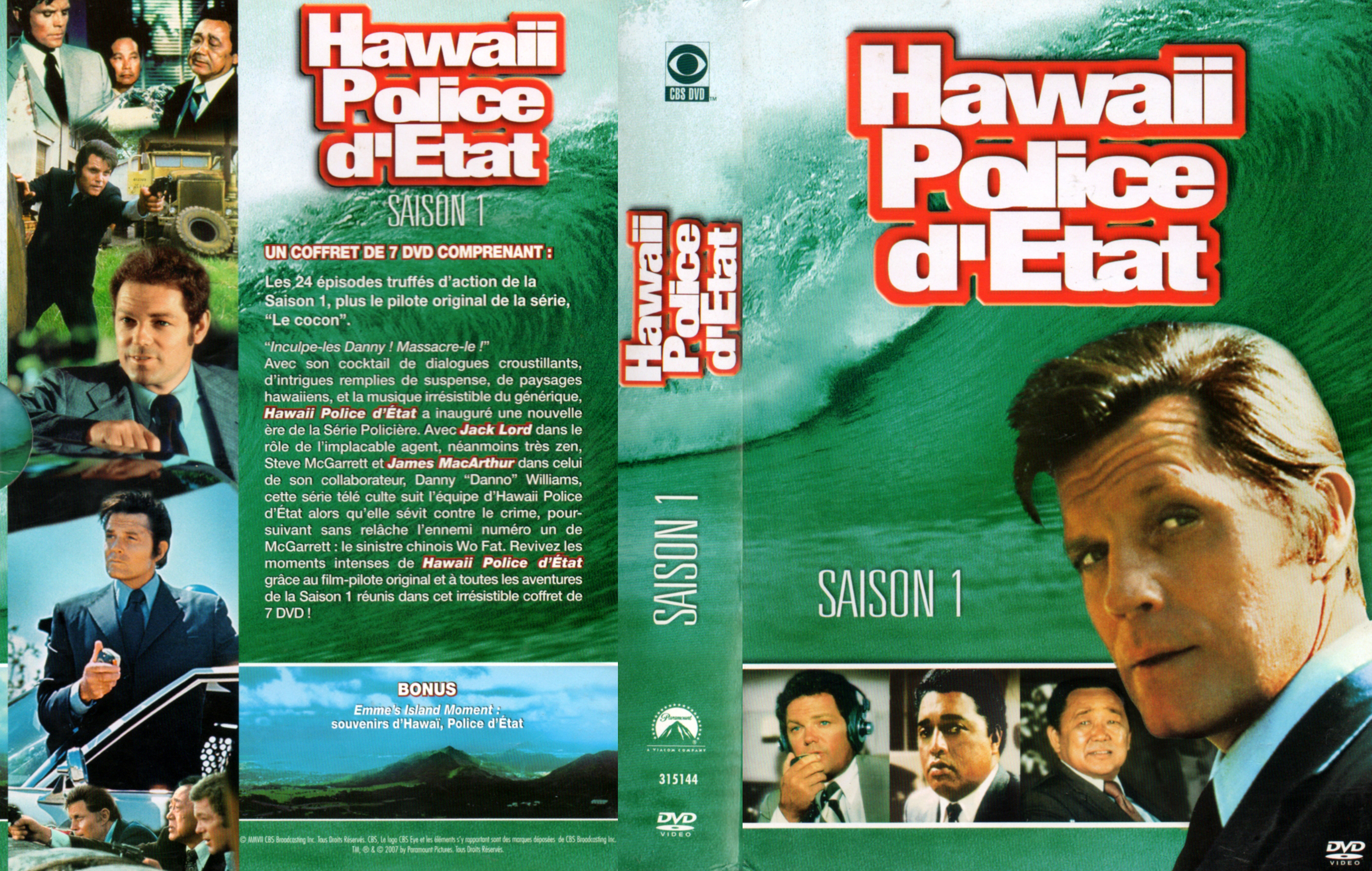 Jaquette DVD Hawaii police d