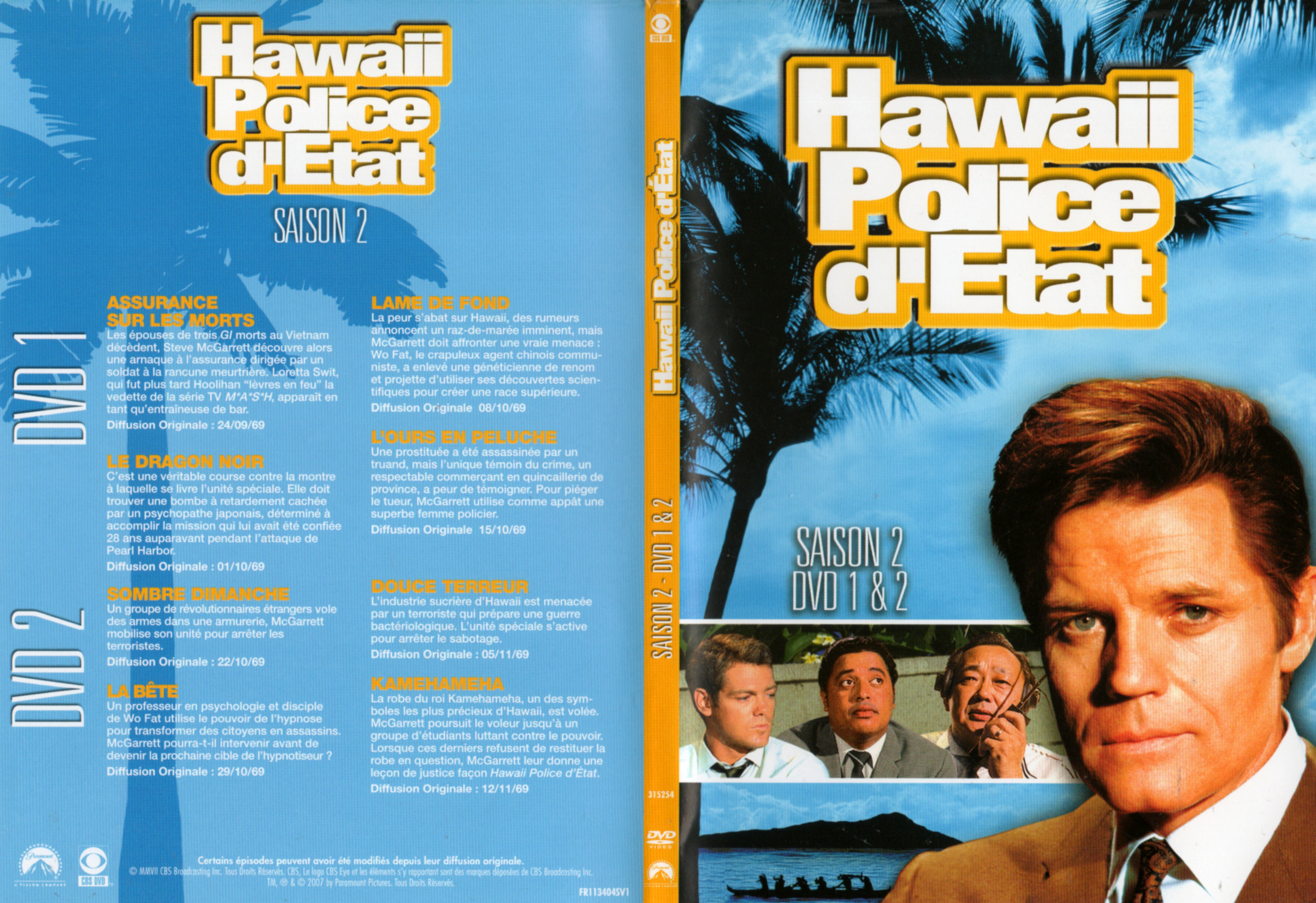 Jaquette DVD Hawaii police d