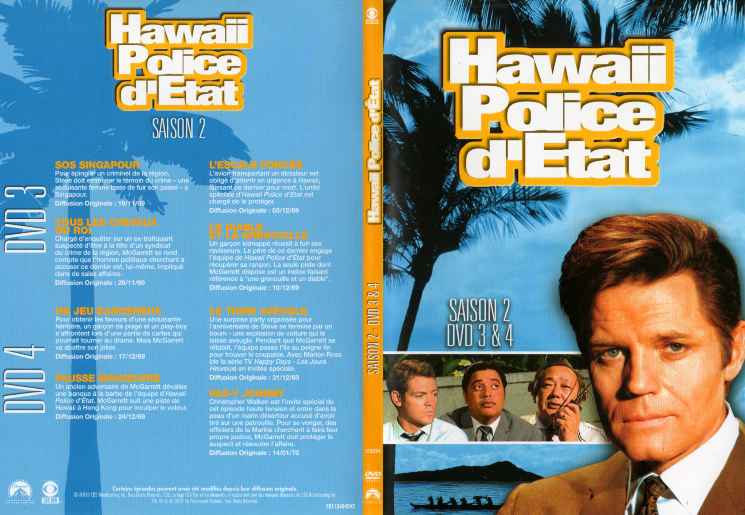 Jaquette DVD Hawaii police d