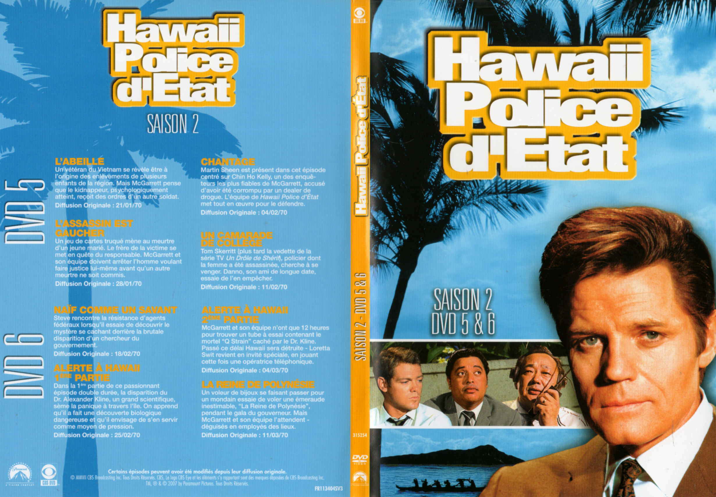 Jaquette DVD Hawaii police d