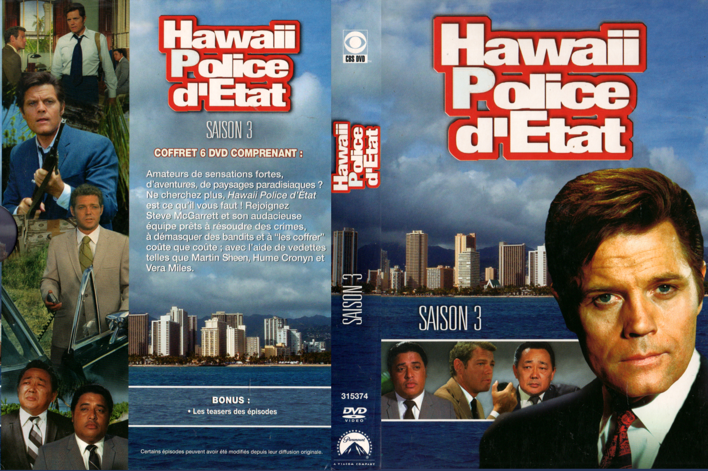 Jaquette DVD Hawaii police d