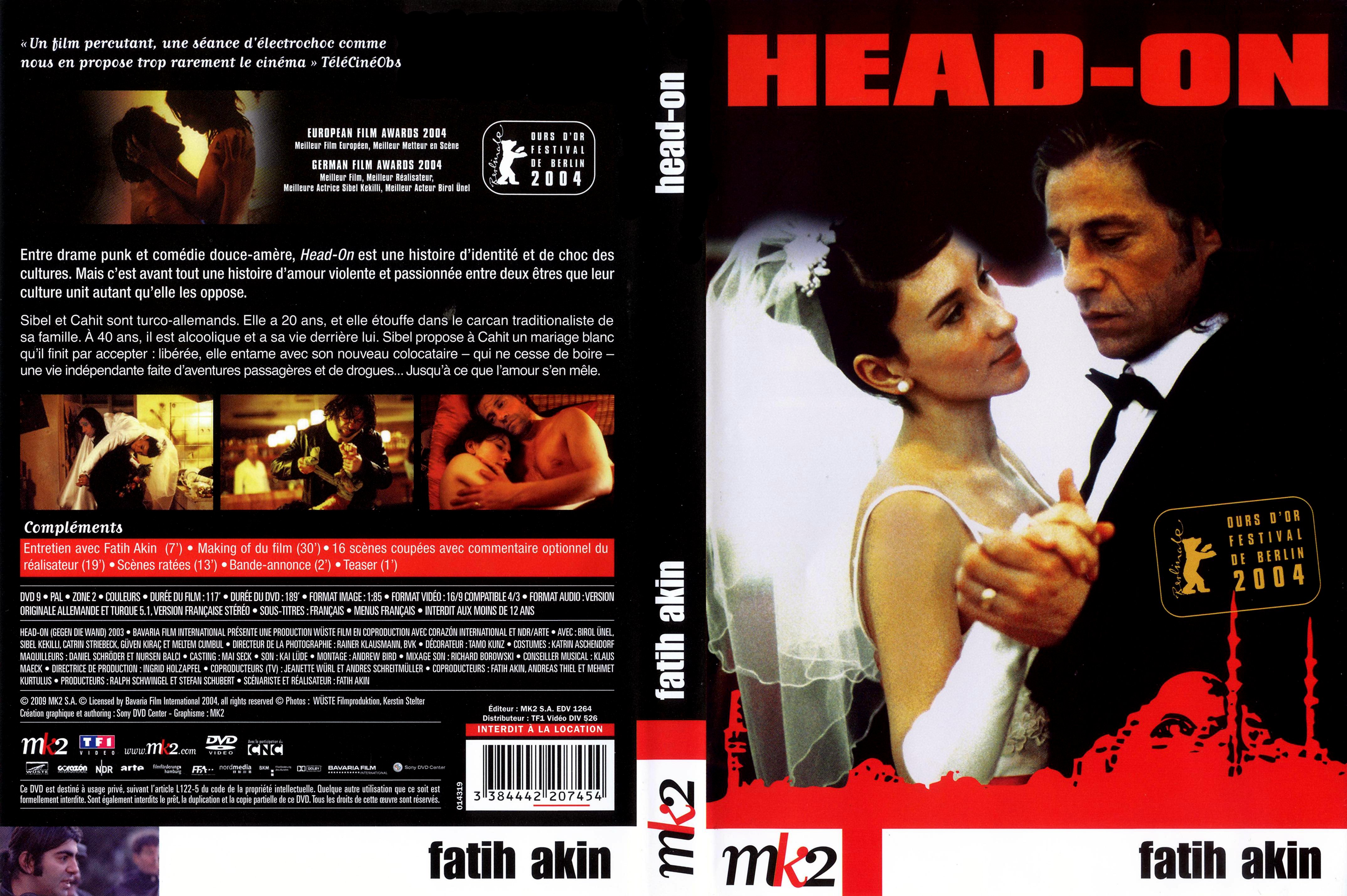 Jaquette DVD Head-on