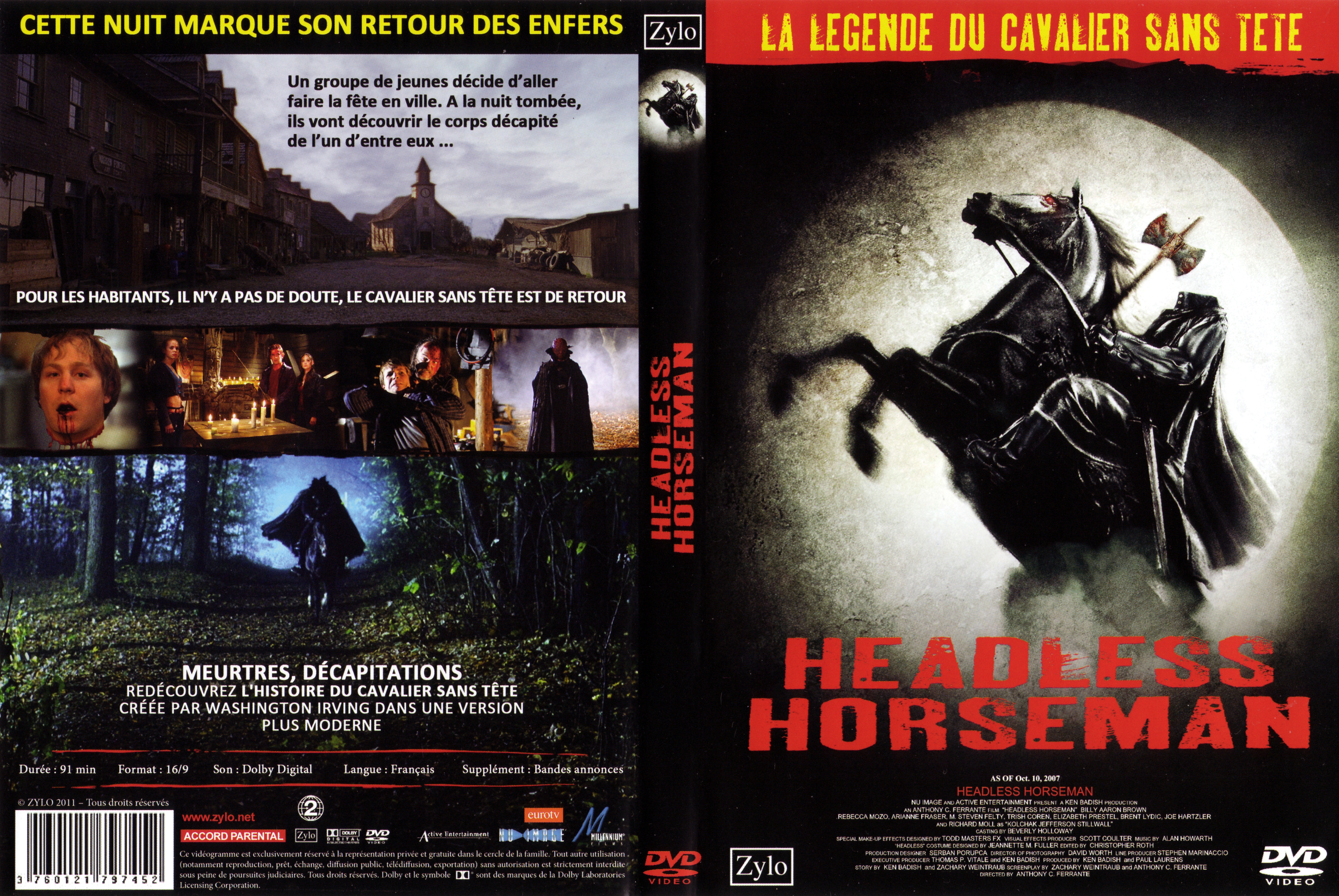 Jaquette DVD Headless Horseman