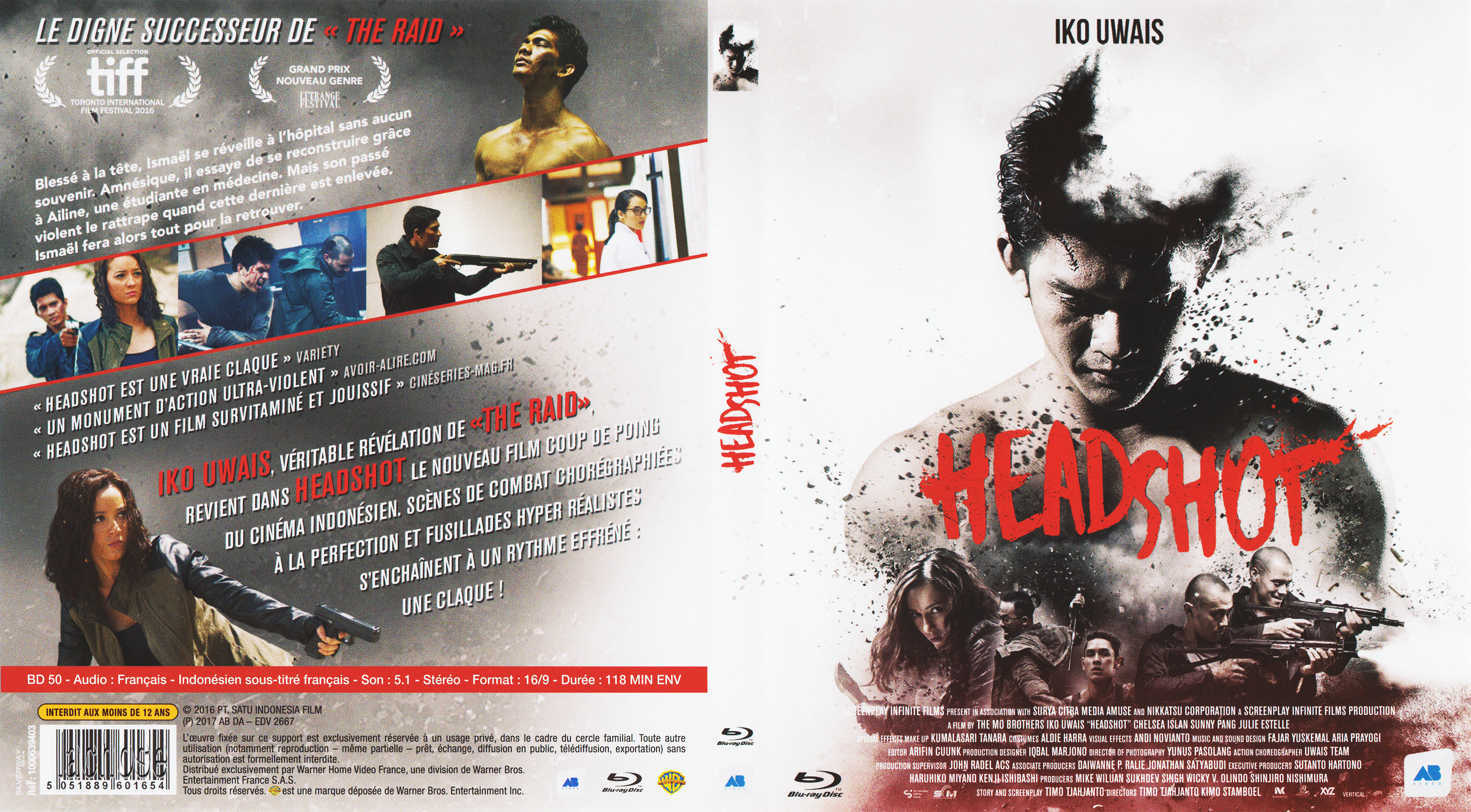 Jaquette DVD Headshot (BLU-RAY)