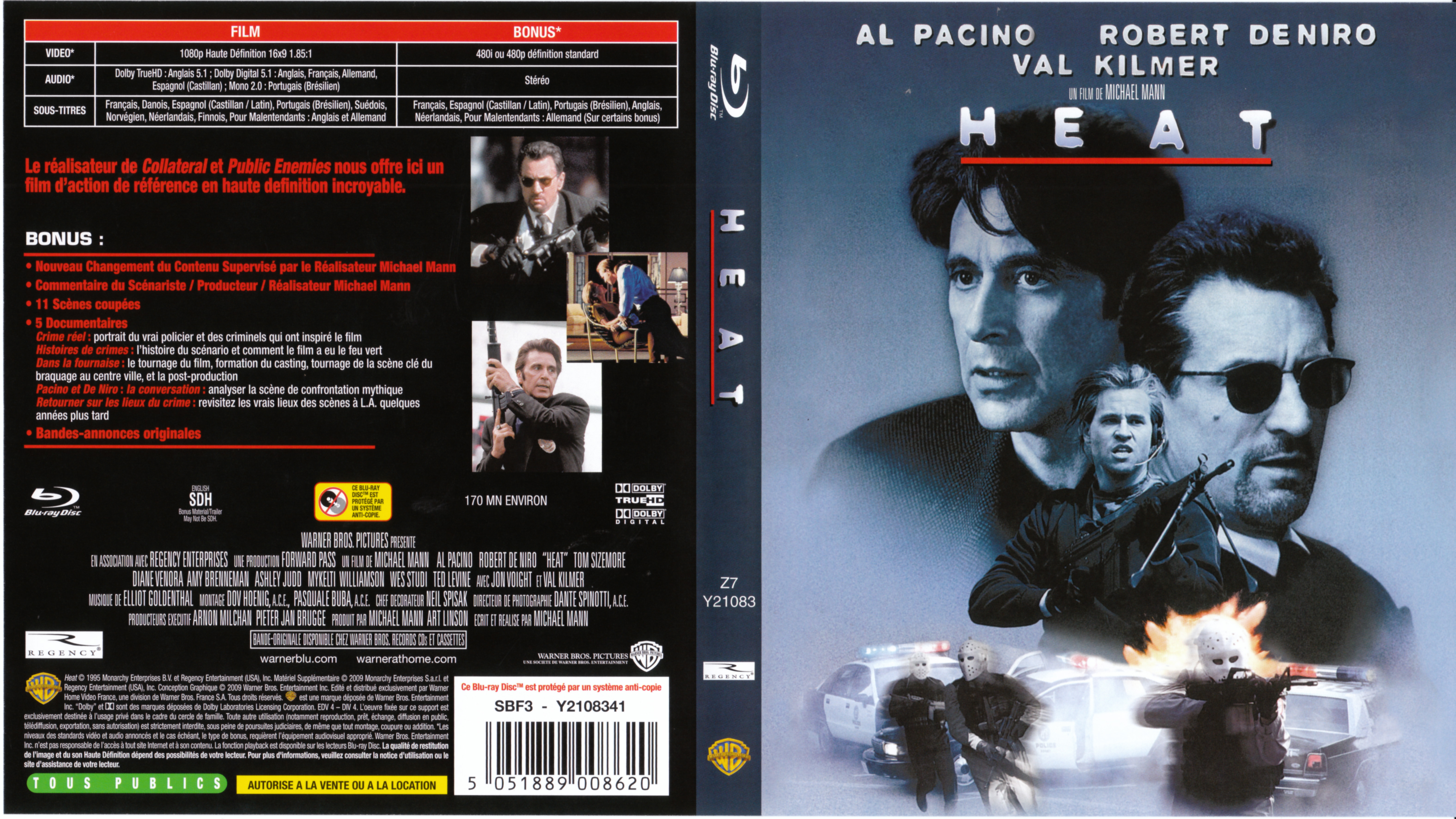 Jaquette DVD Heat (BLU-RAY)