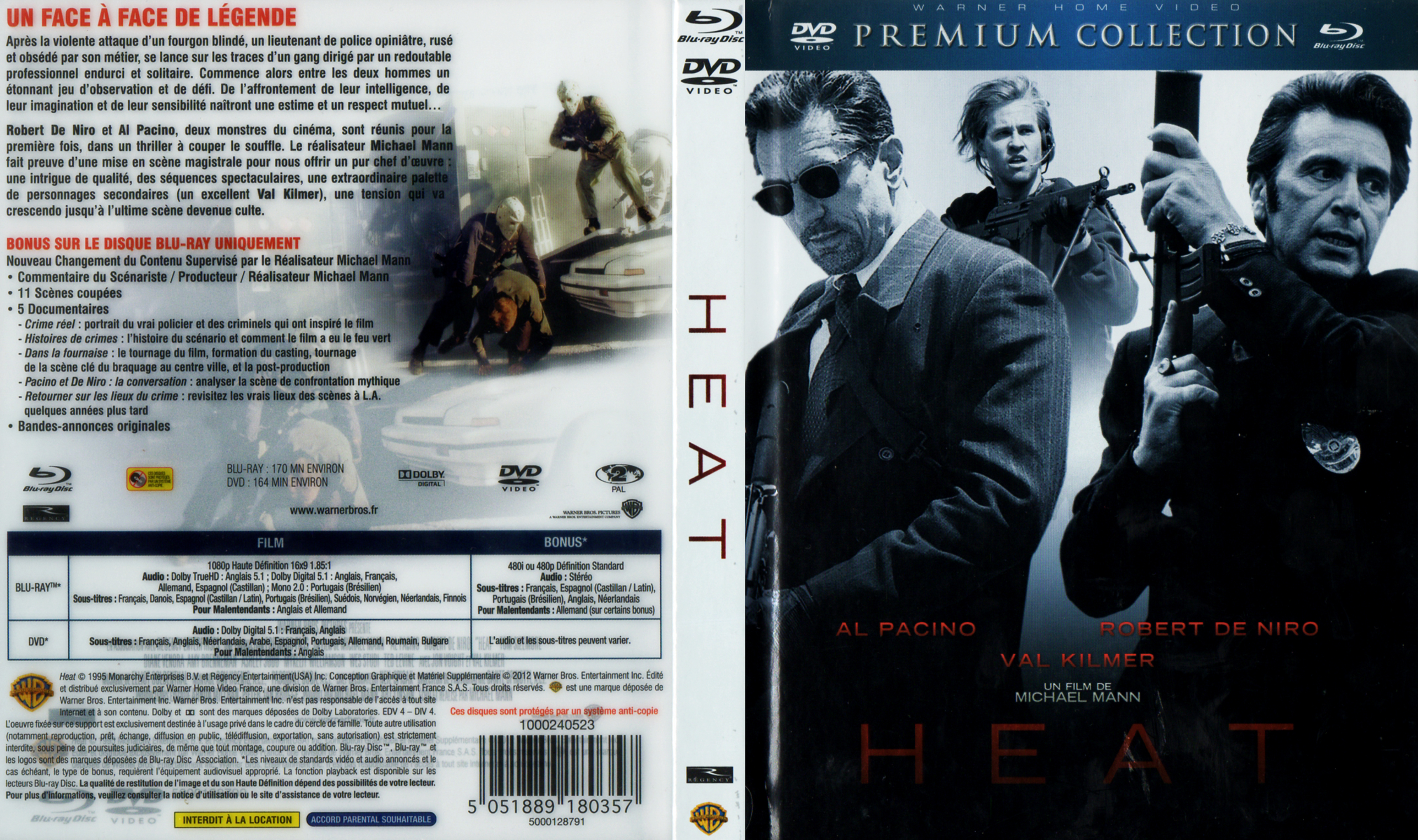 Jaquette DVD Heat (BLU-RAY) v2