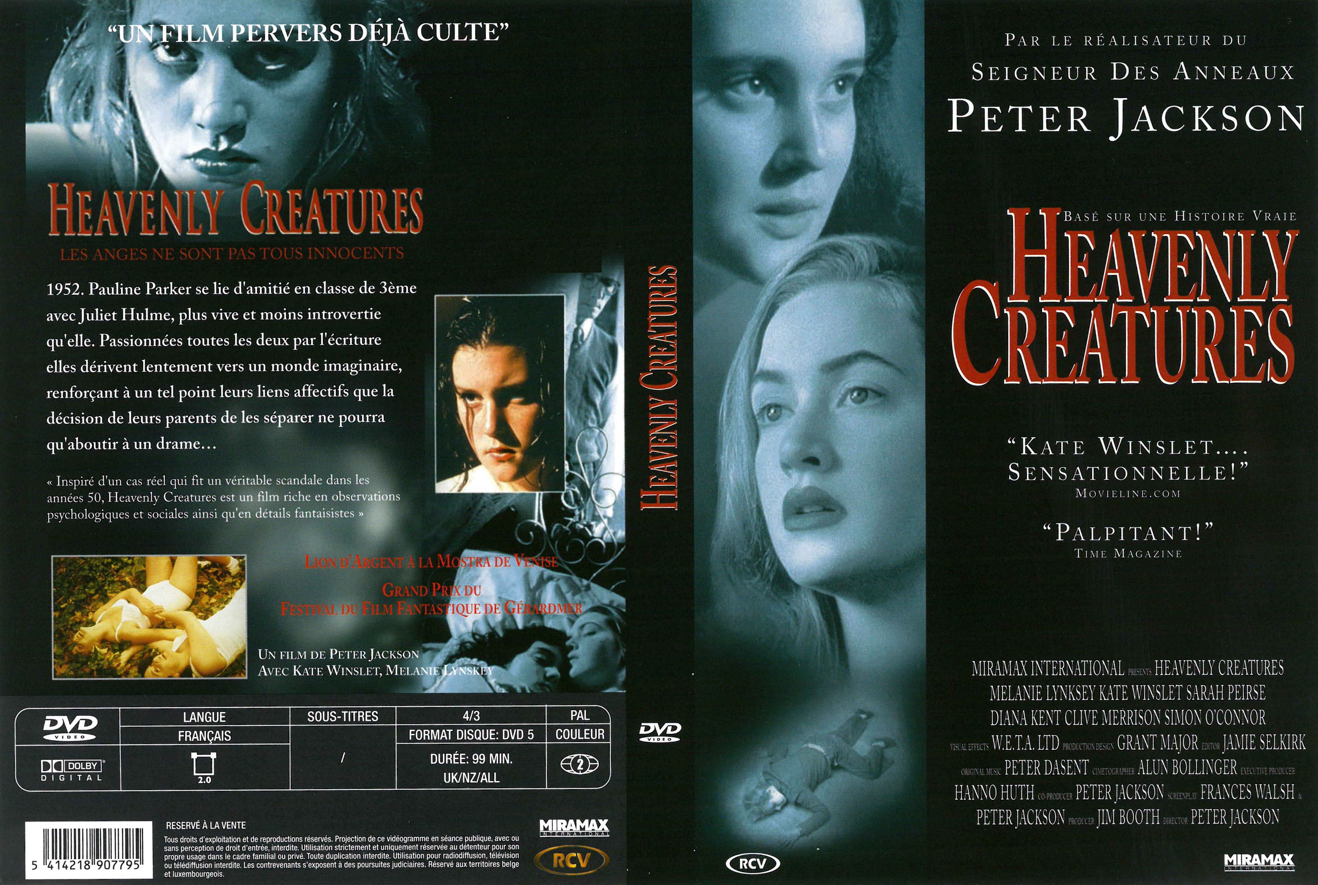 Jaquette DVD Heavenly creatures - Cratures clestes v2