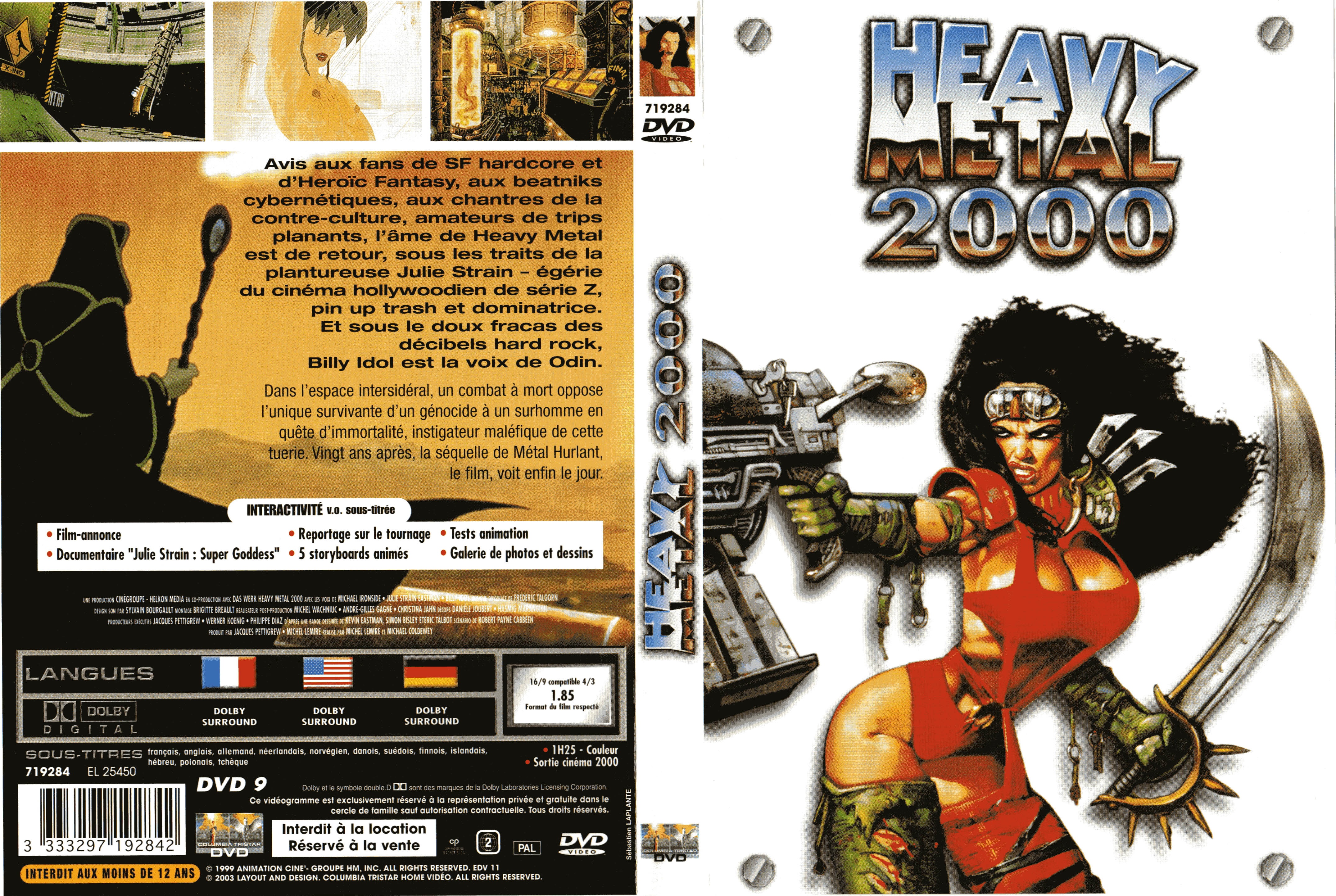 Jaquette DVD Heavy metal 2000