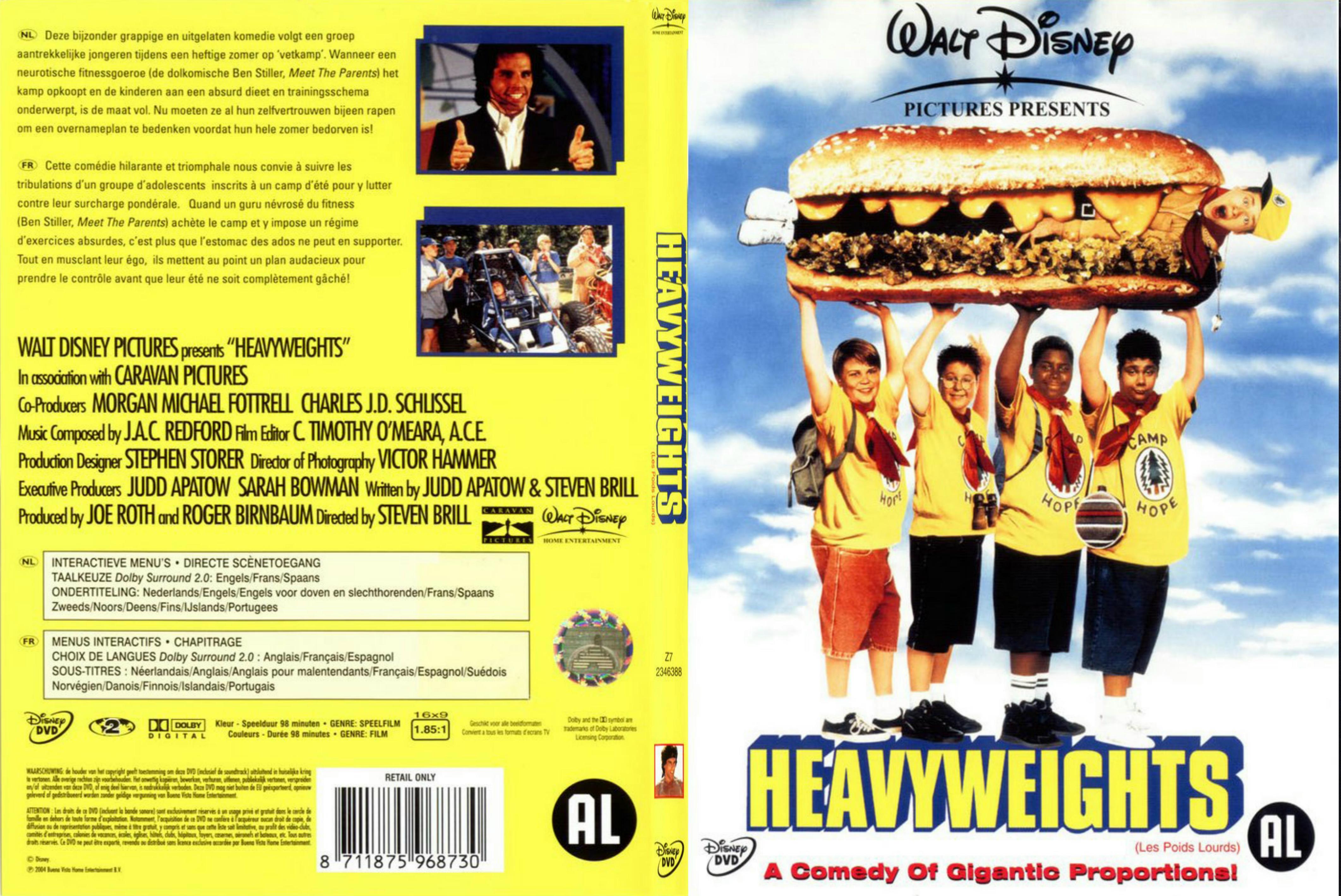 Jaquette DVD Heavyweights - SLIM