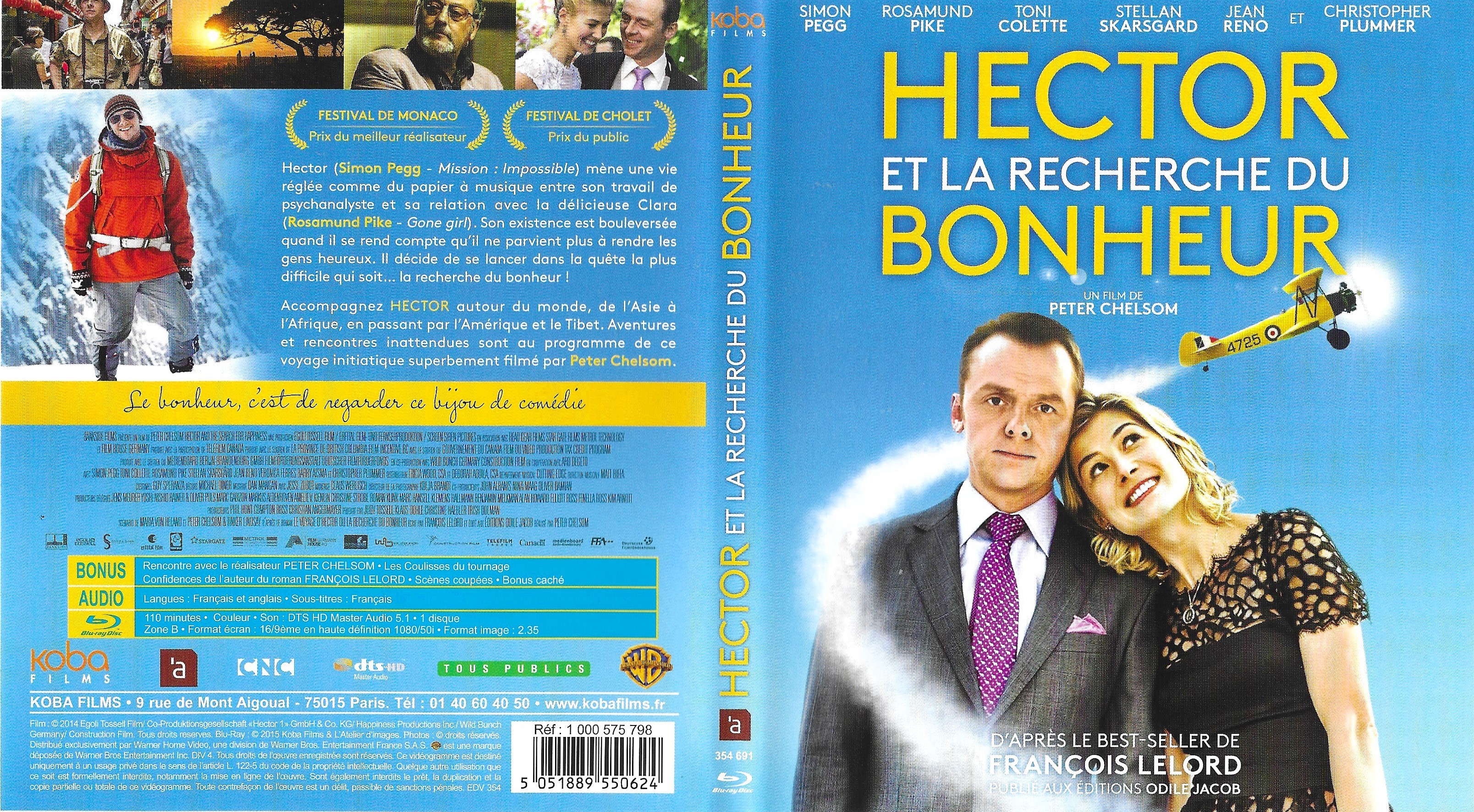 Jaquette DVD Hector et la recherche du bonheur (BLU-RAY)