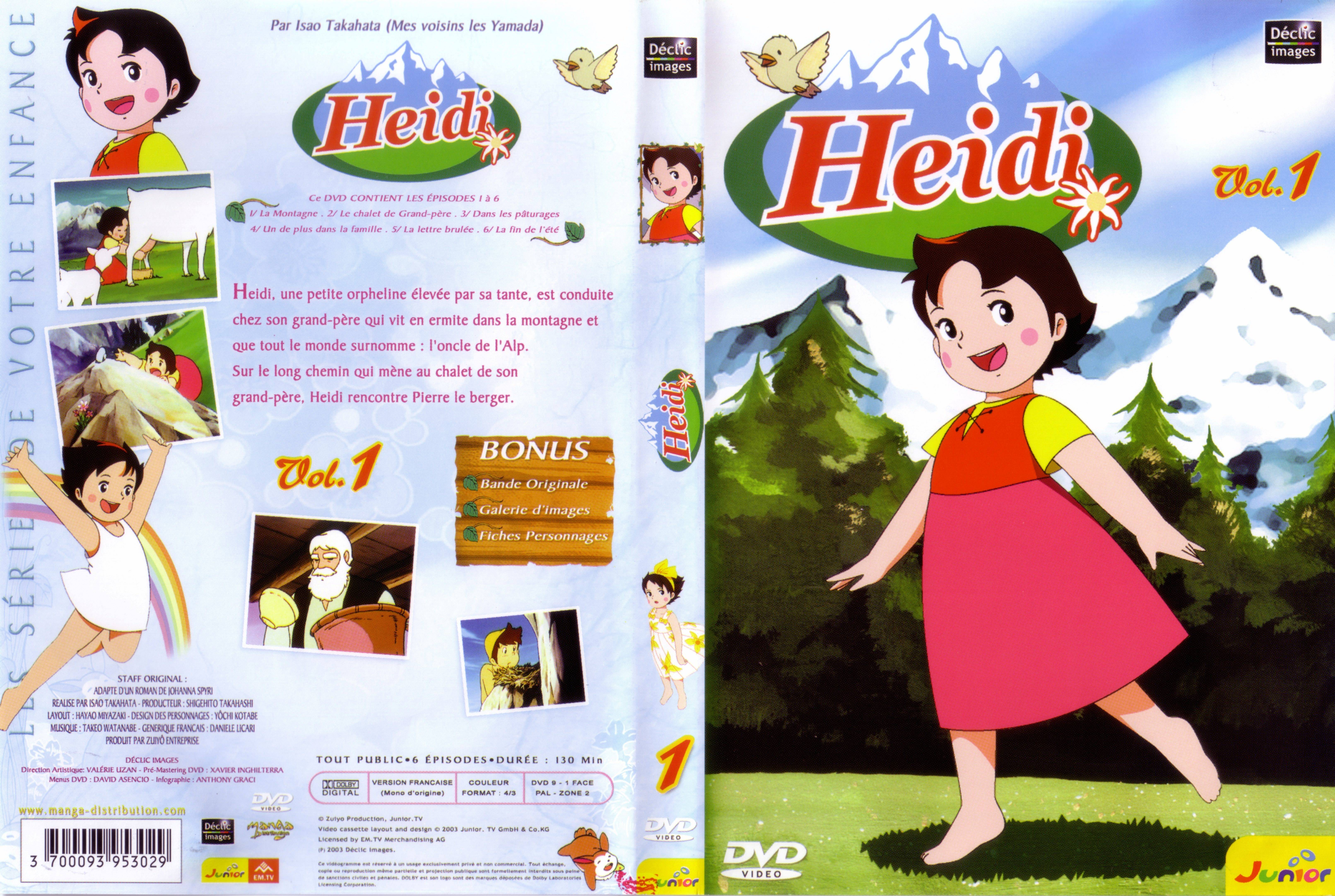 Jaquette DVD Heidi DVD 01