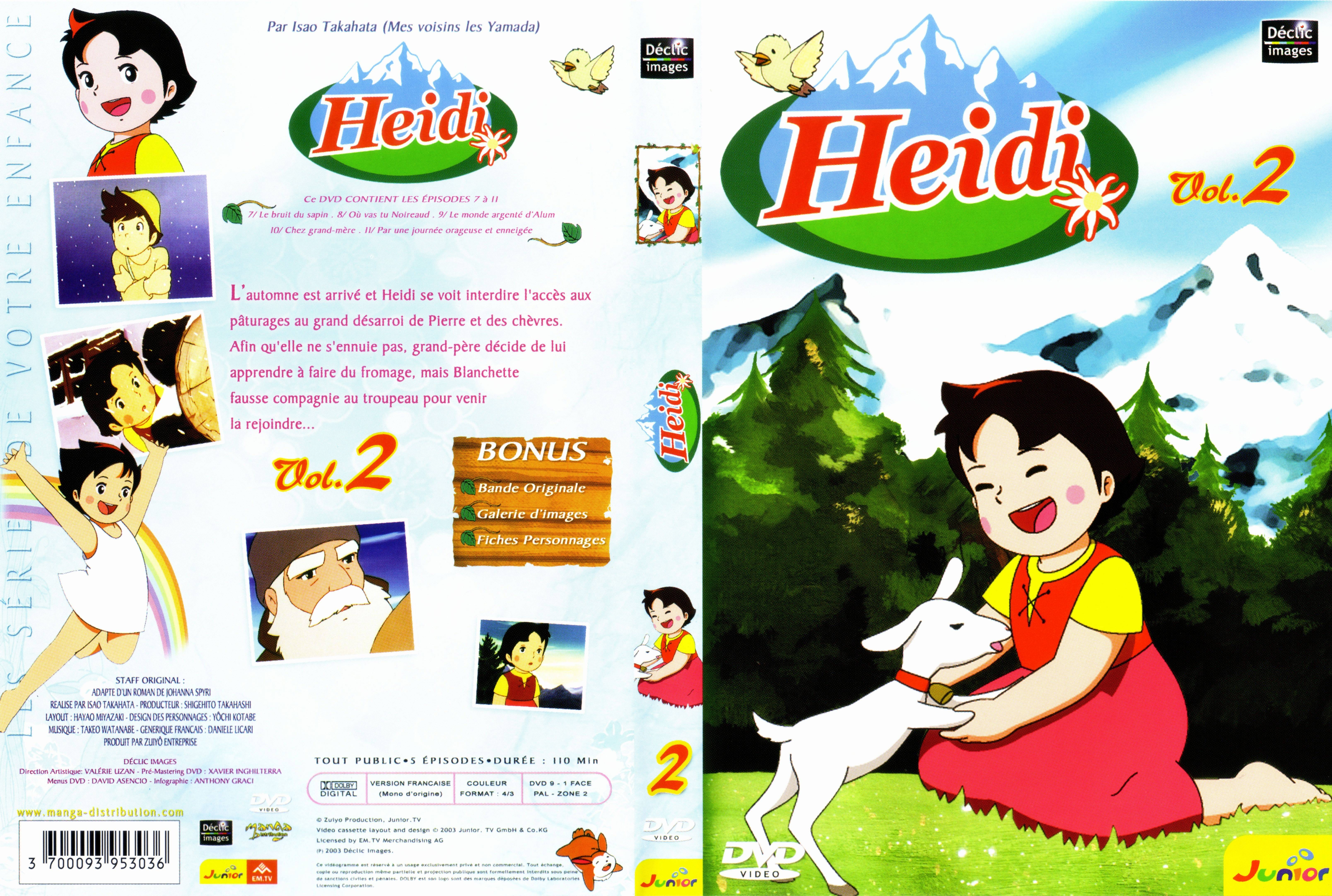 Jaquette DVD Heidi DVD 02