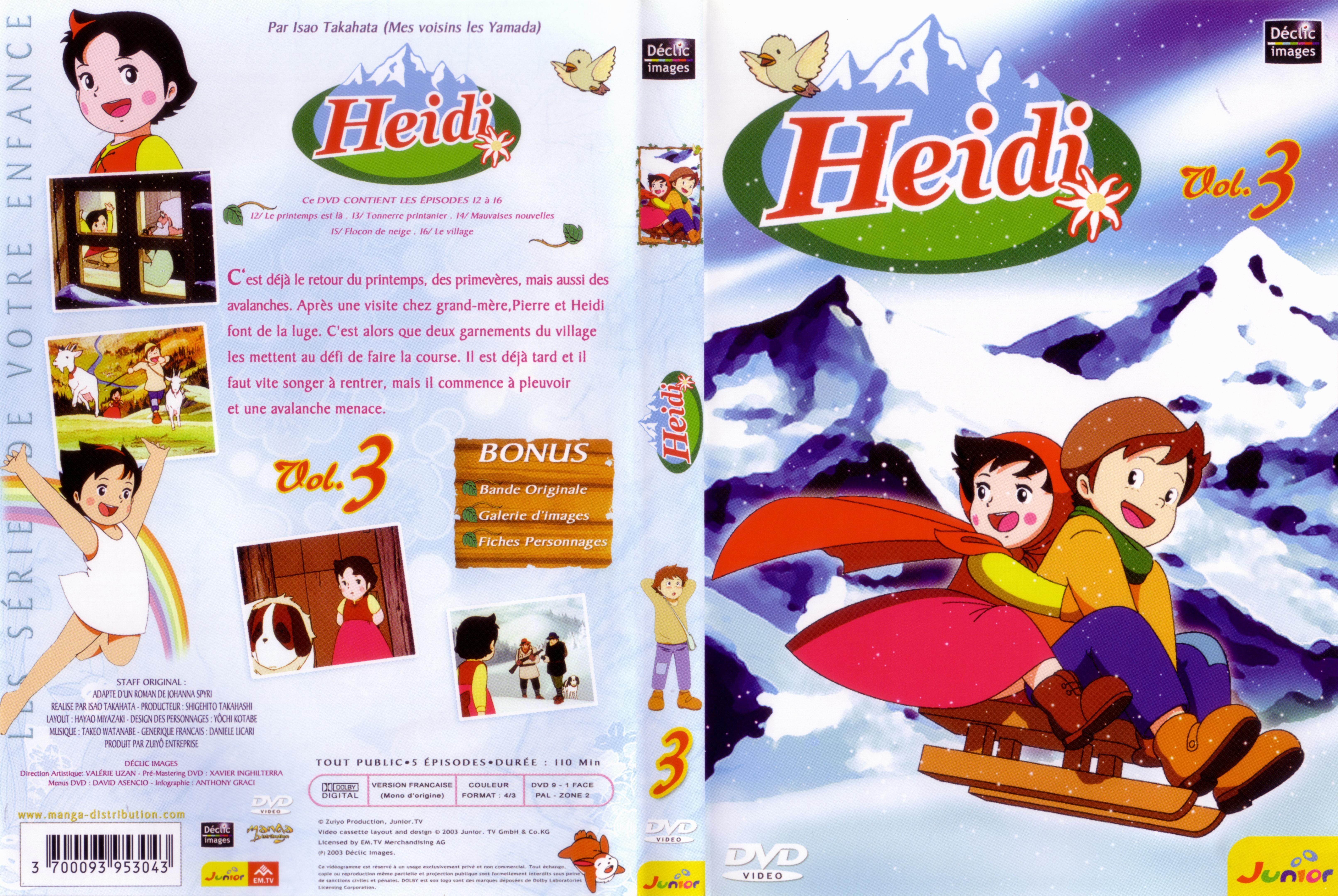 Jaquette DVD Heidi DVD 03