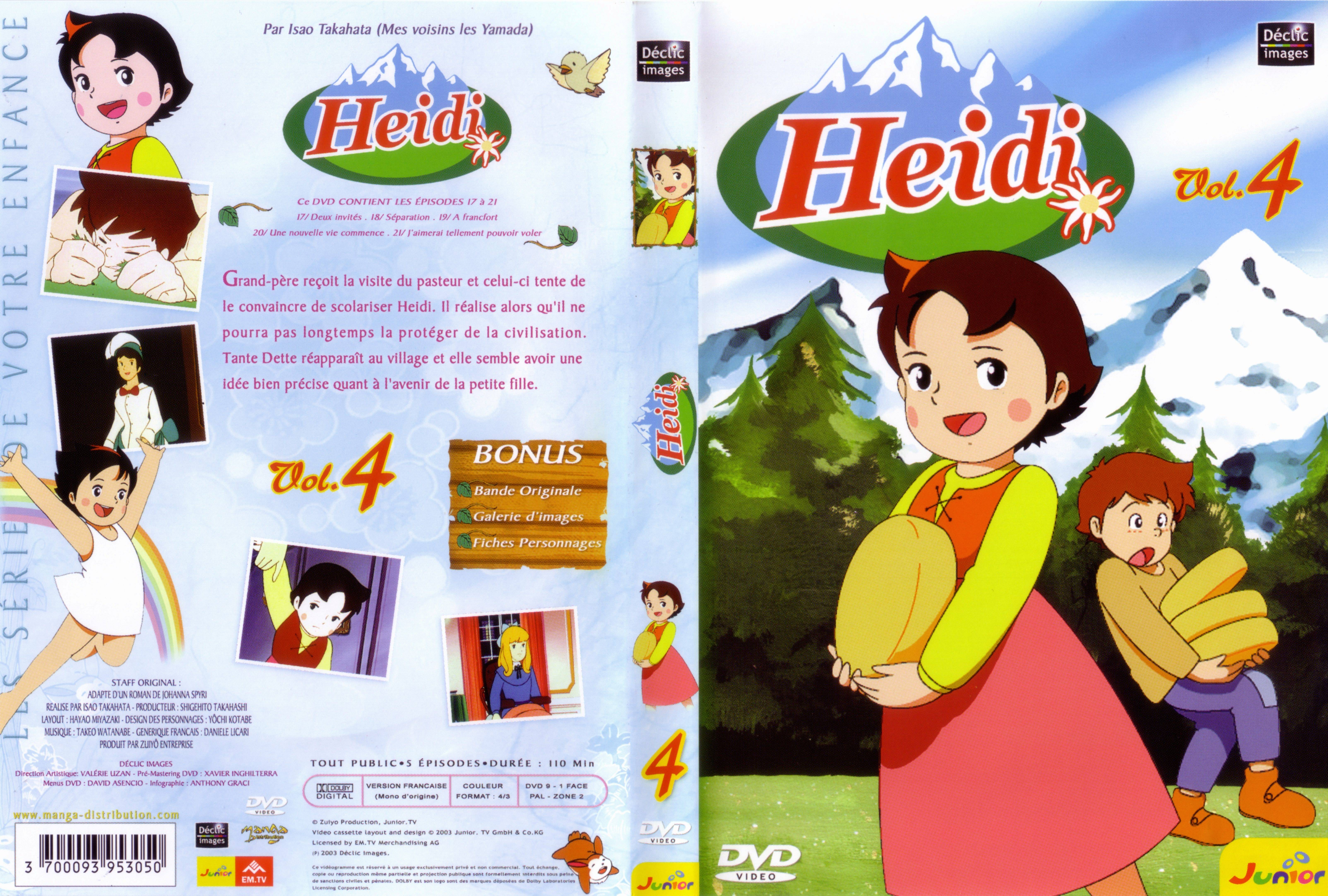 Jaquette DVD Heidi DVD 04