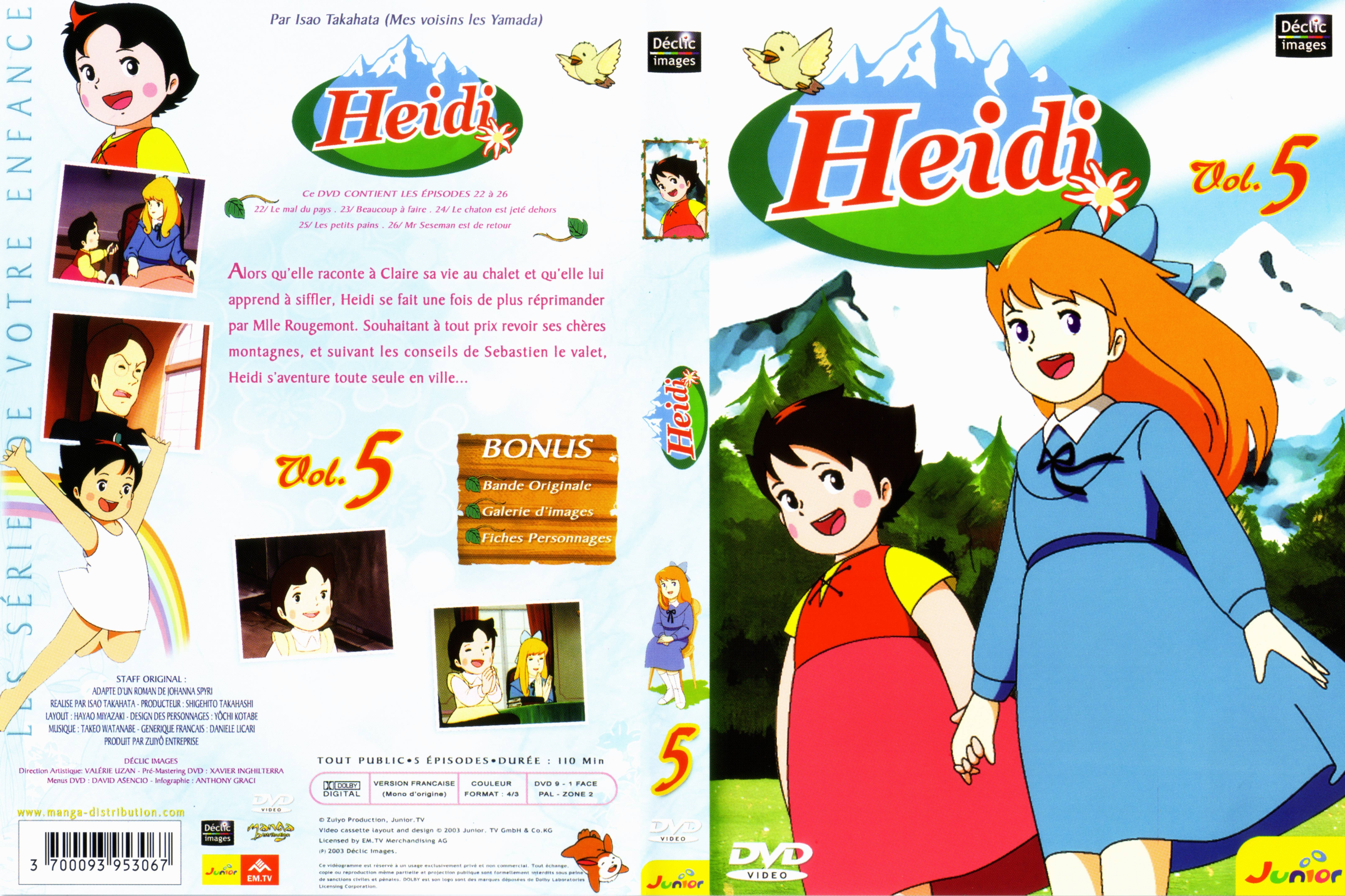 Jaquette DVD Heidi DVD 05