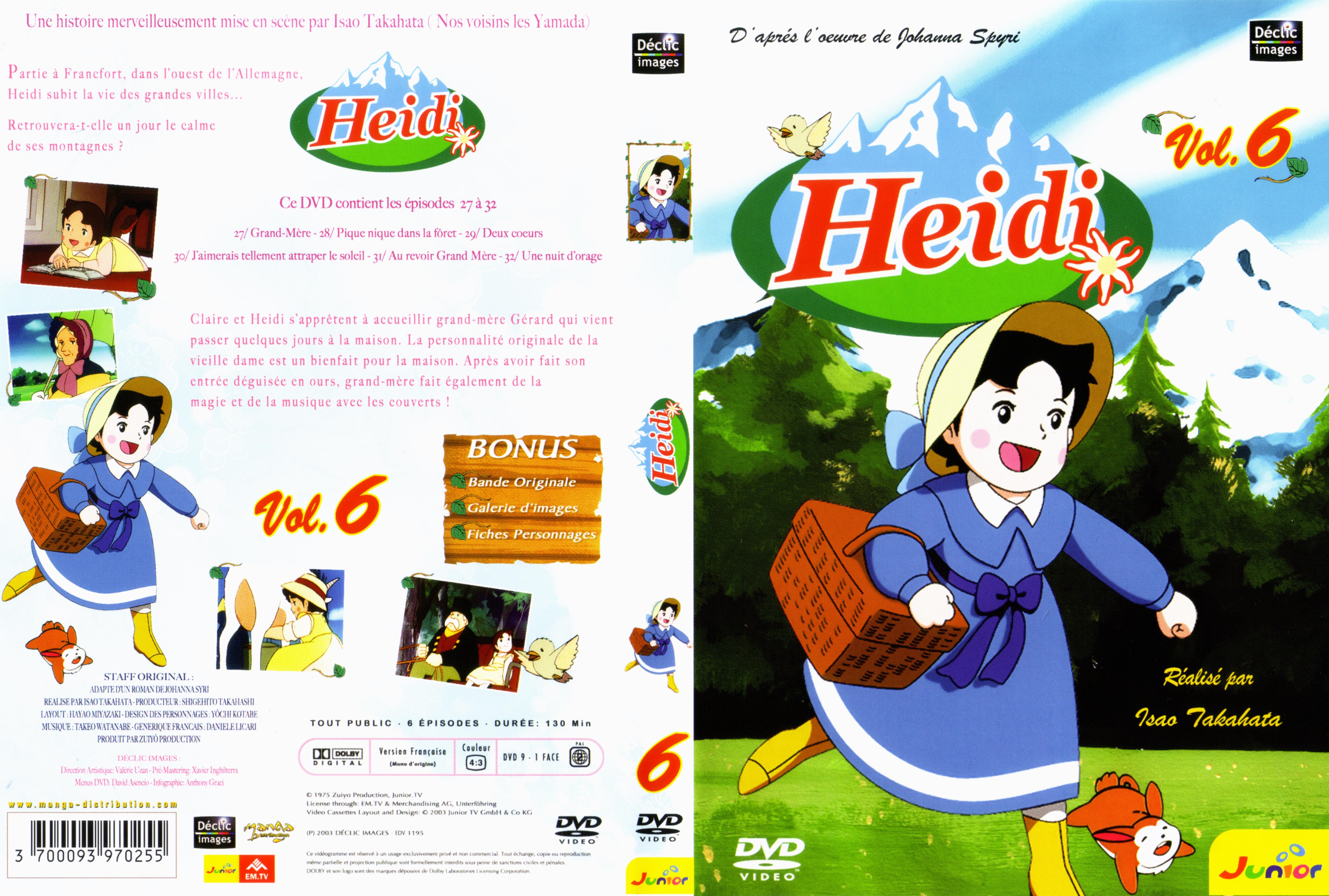 Jaquette DVD Heidi DVD 06