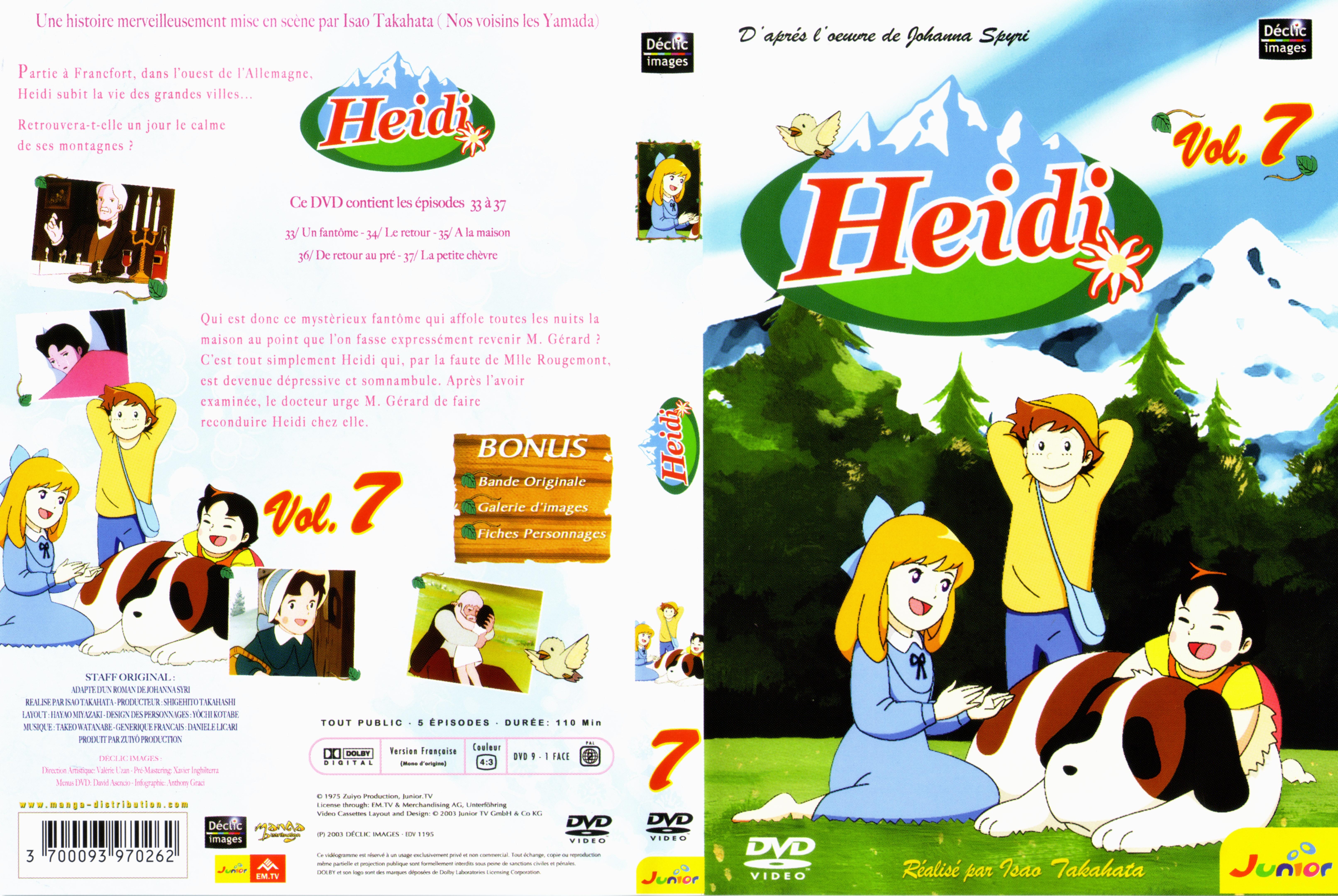 Jaquette DVD Heidi DVD 07