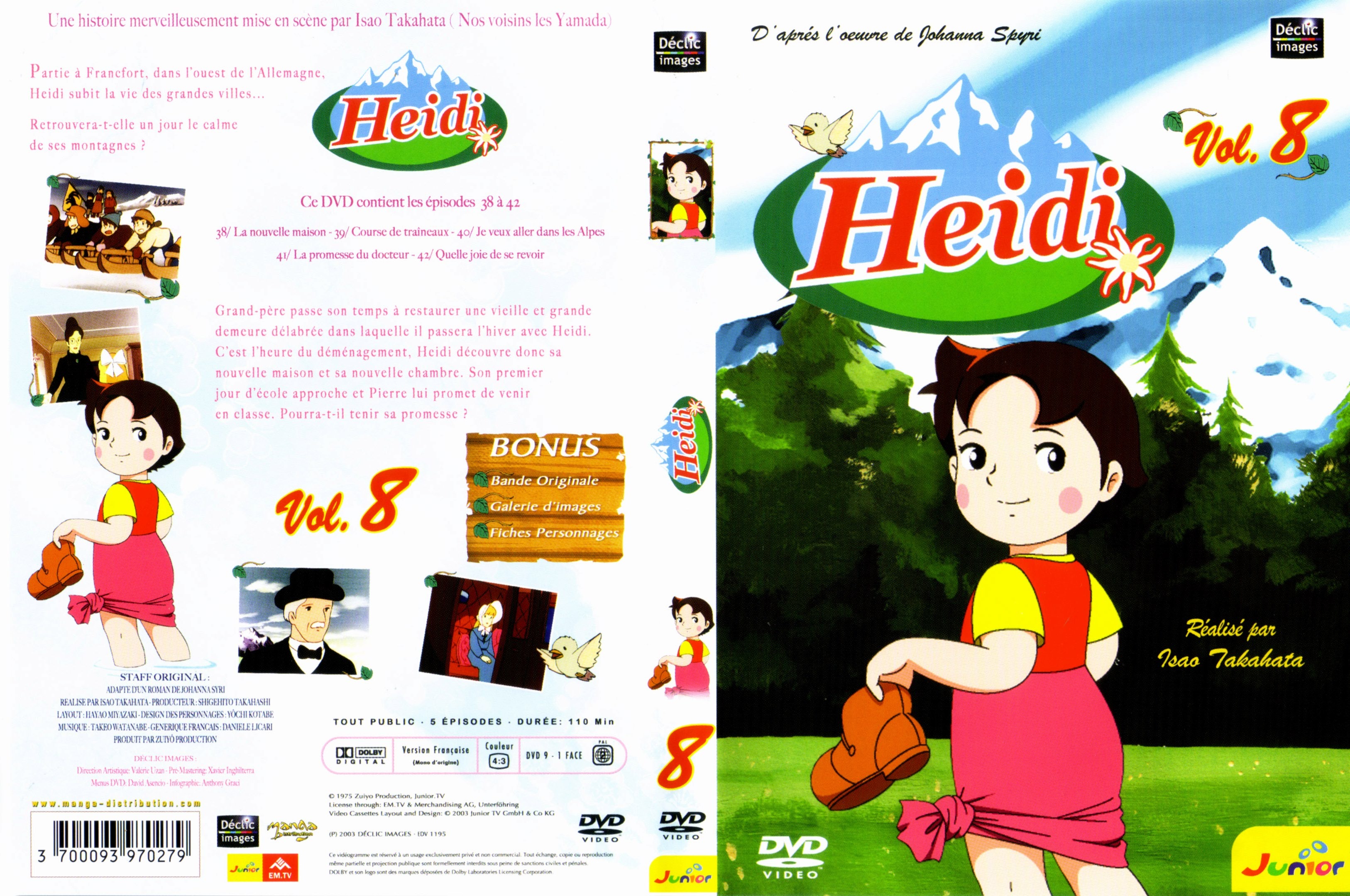 Jaquette DVD Heidi DVD 08