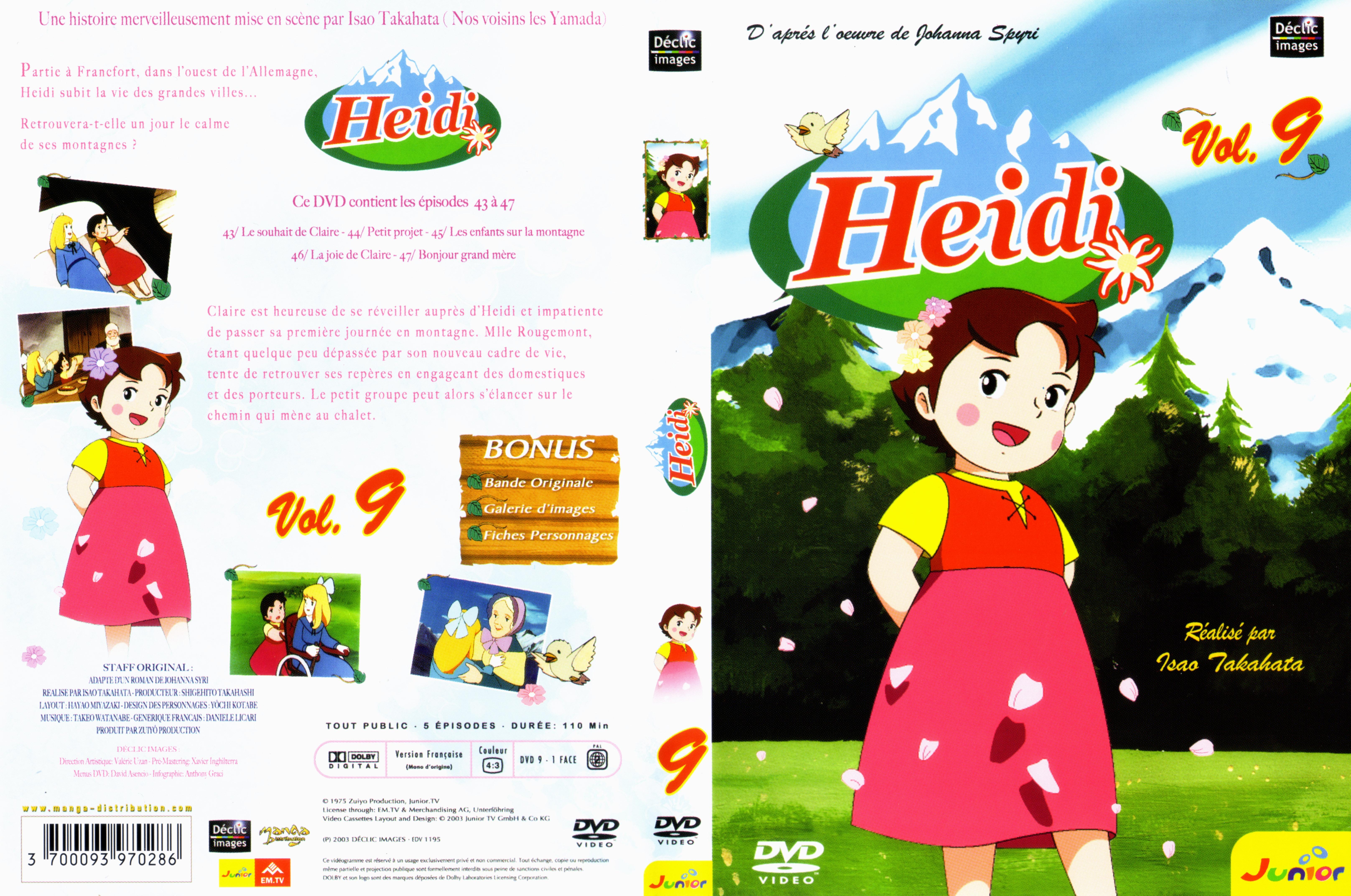 Jaquette DVD Heidi DVD 09