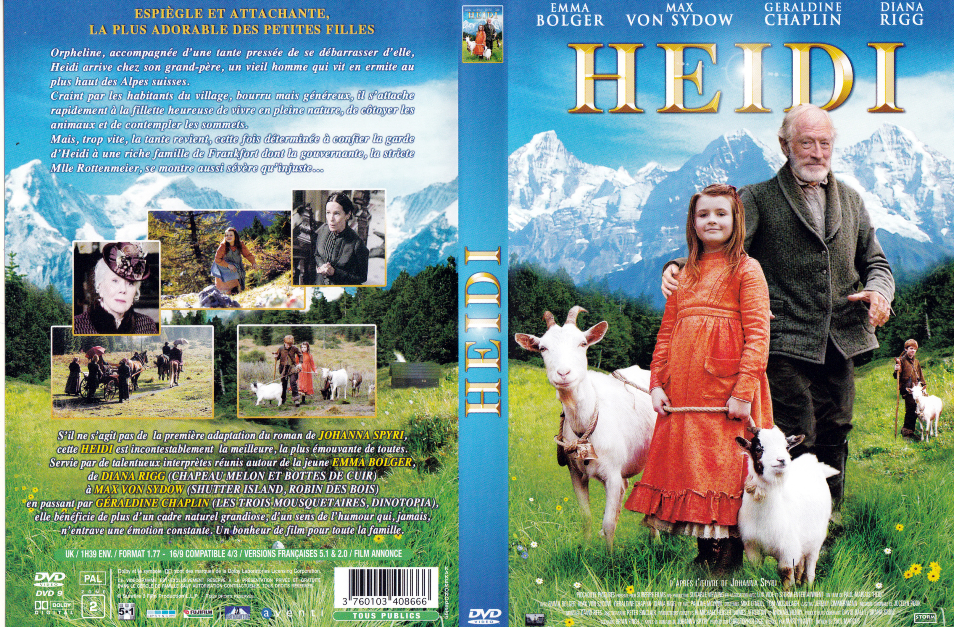 Jaquette DVD Heidi (2005)
