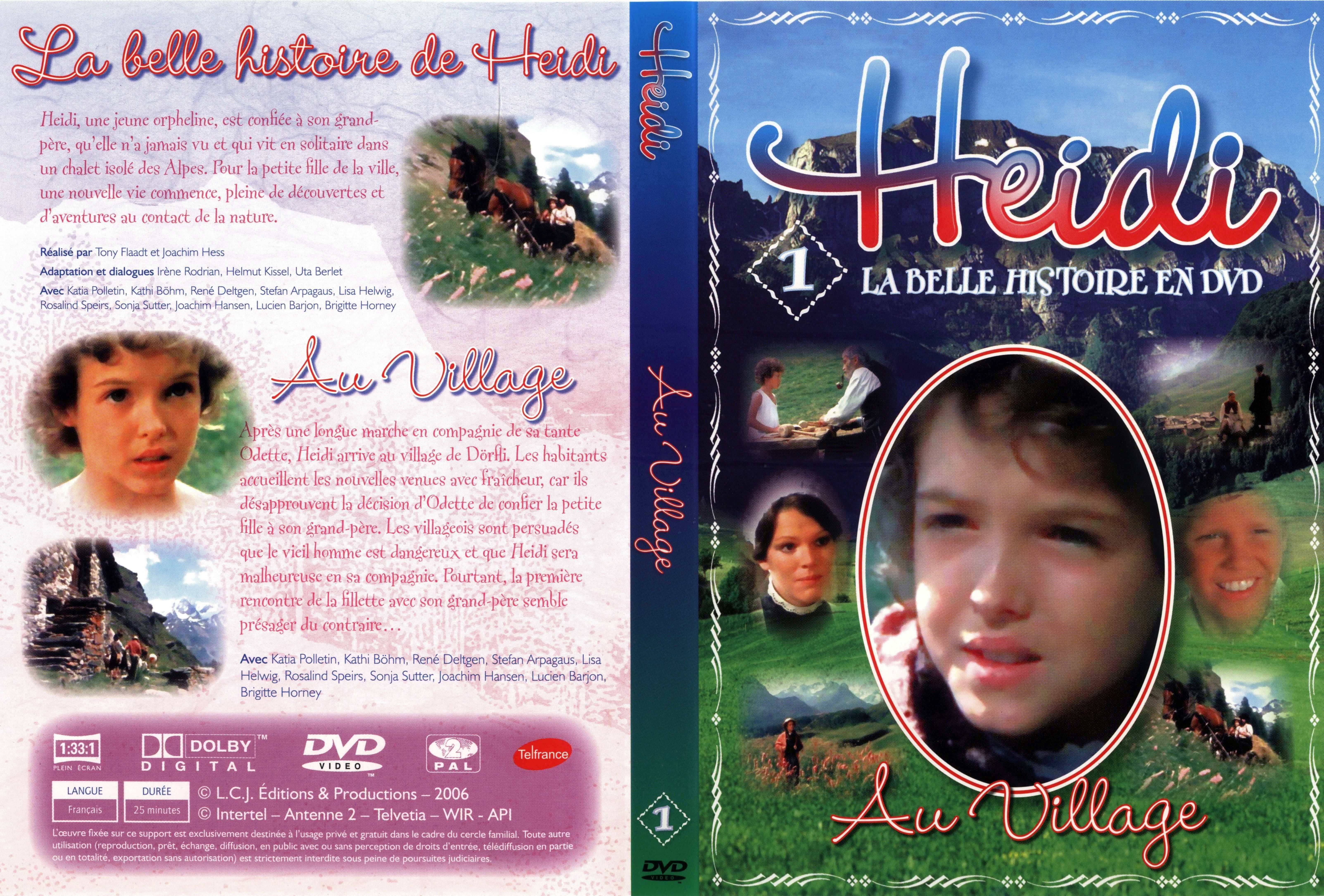 Jaquette DVD Heidi au village vol 1
