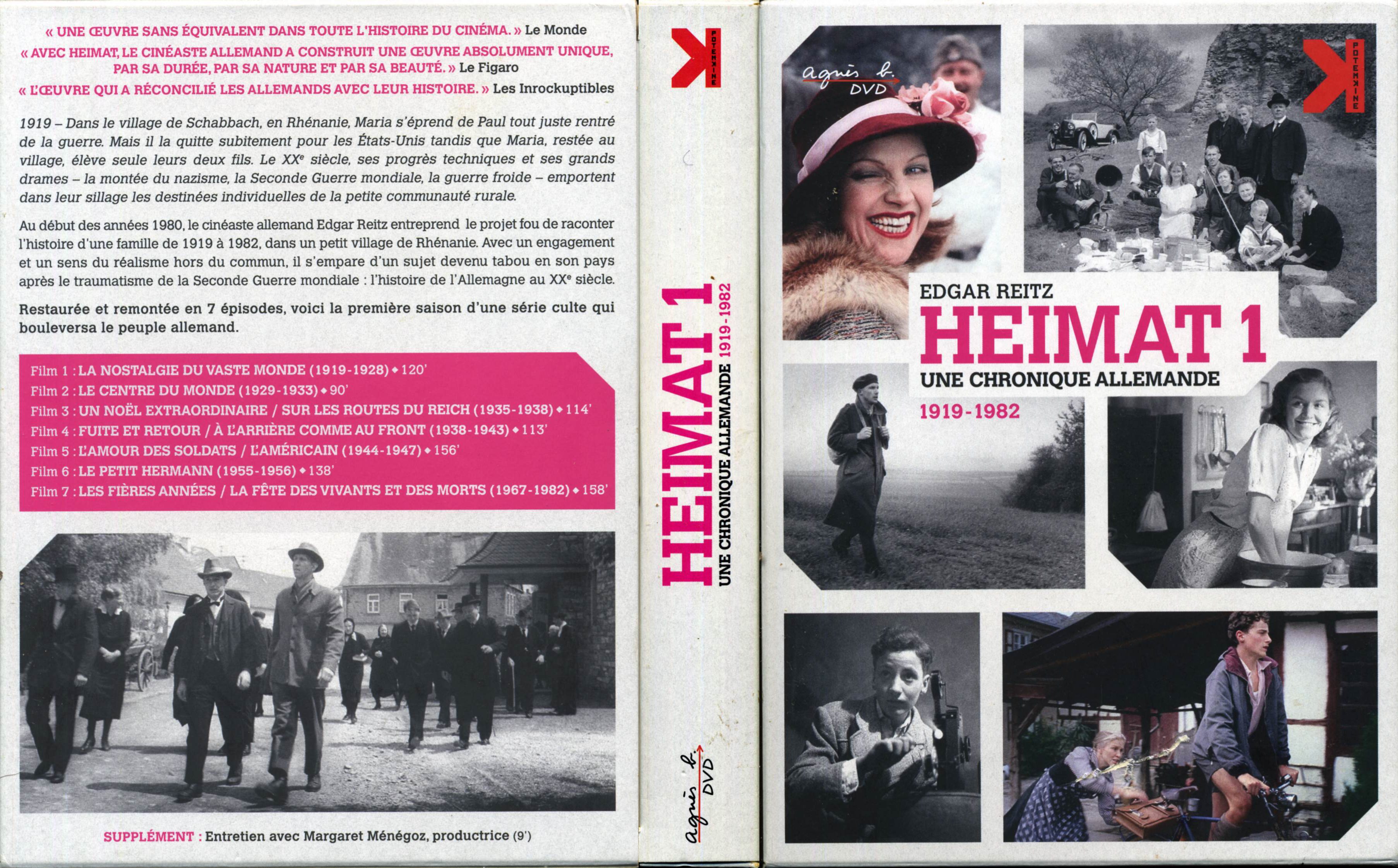 Jaquette DVD Heimat 1